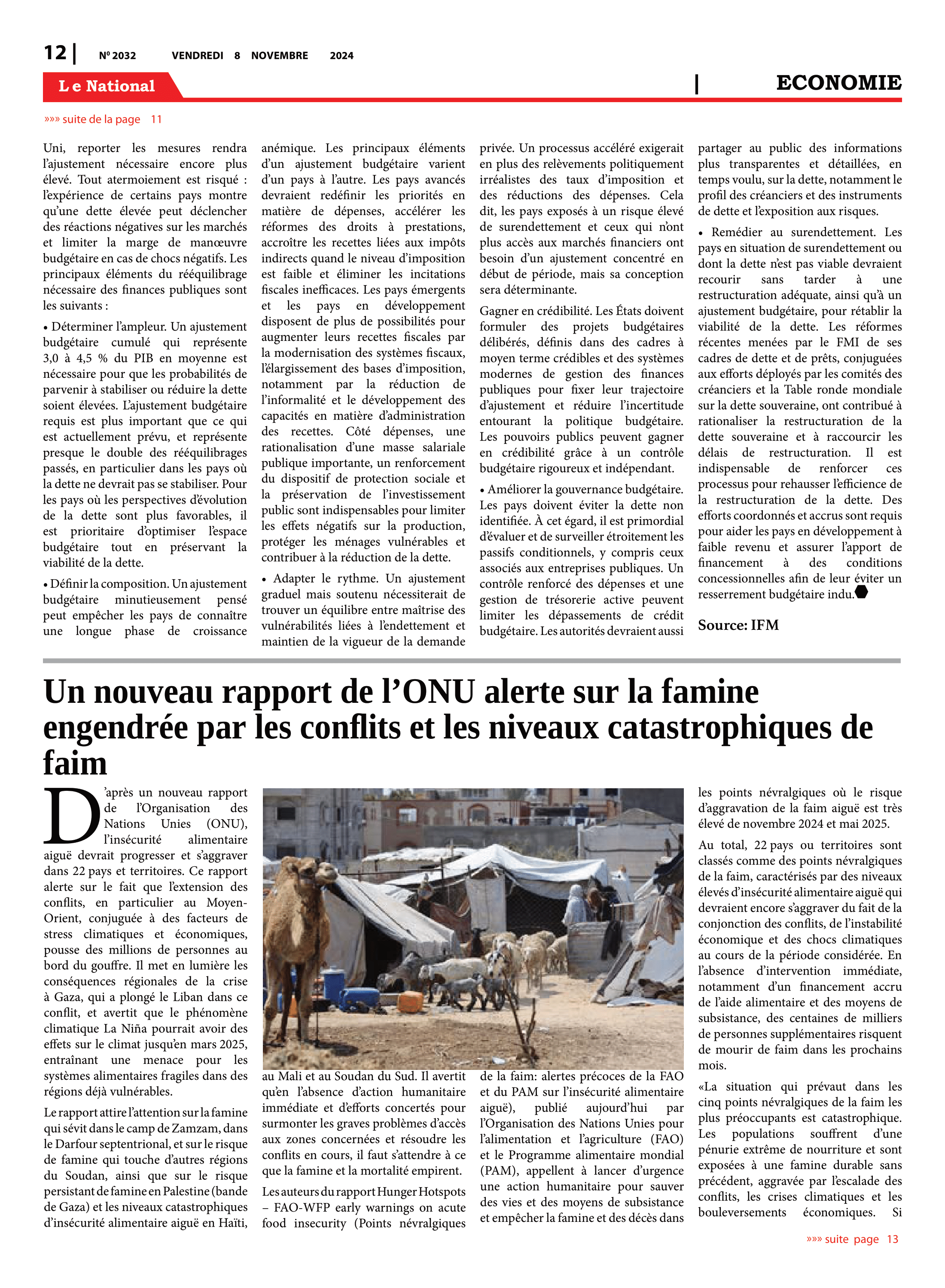 Page 12 de l'édition 2032