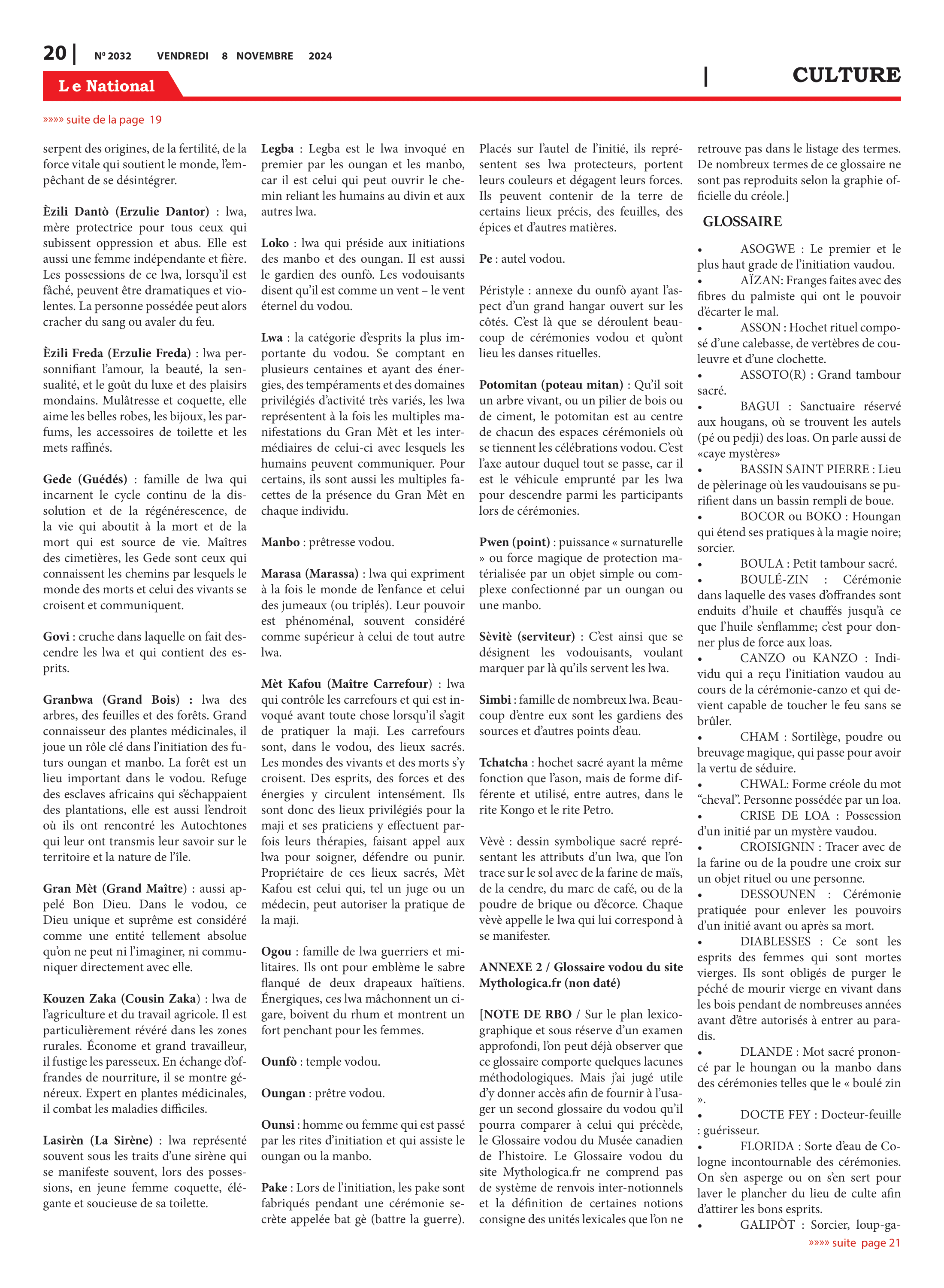 Page 20 de l'édition 2032