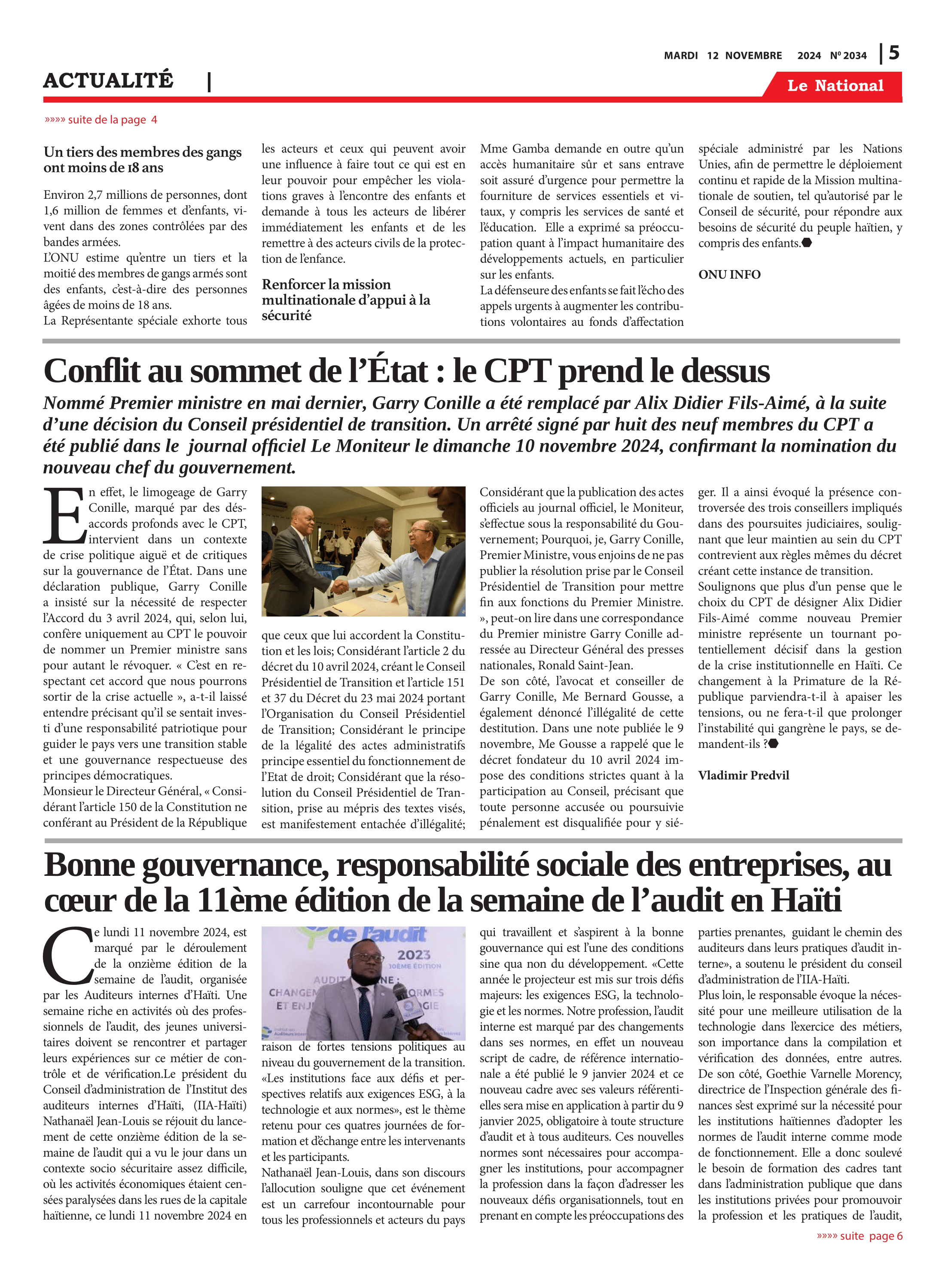 Page 5 de l'édition 2034
