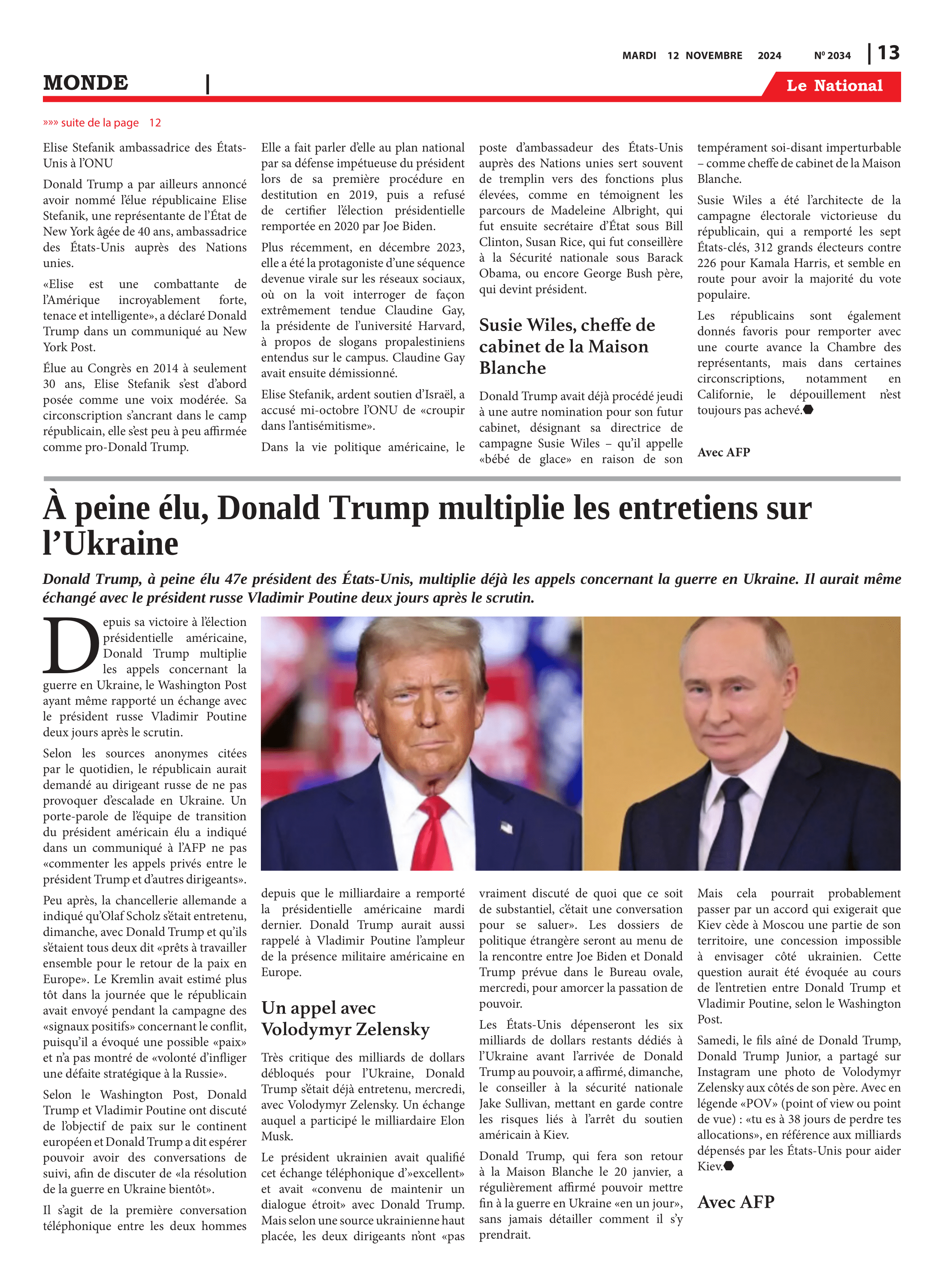 Page 12 de l'édition 2034