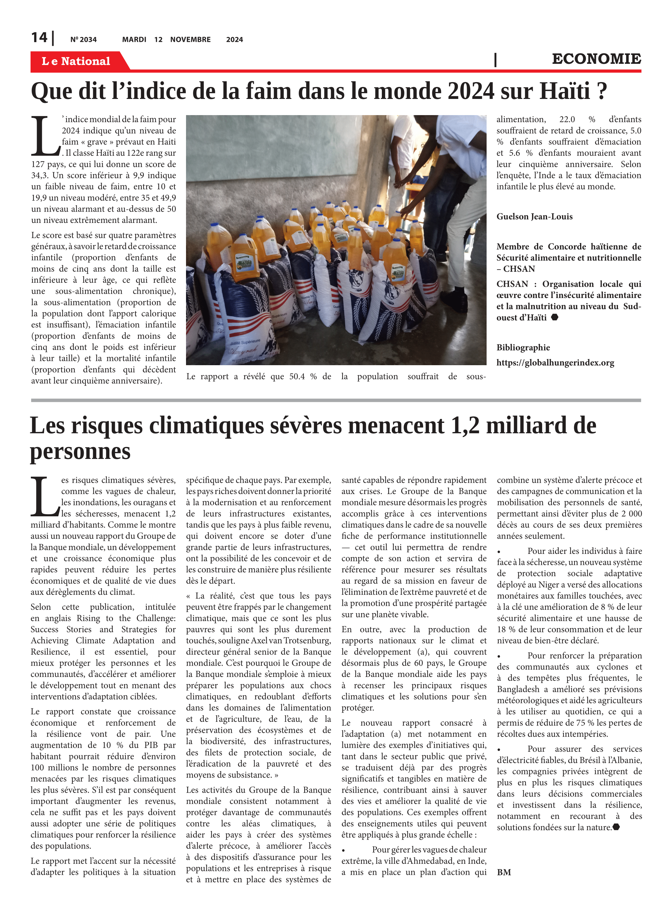 Page 13 de l'édition 2034