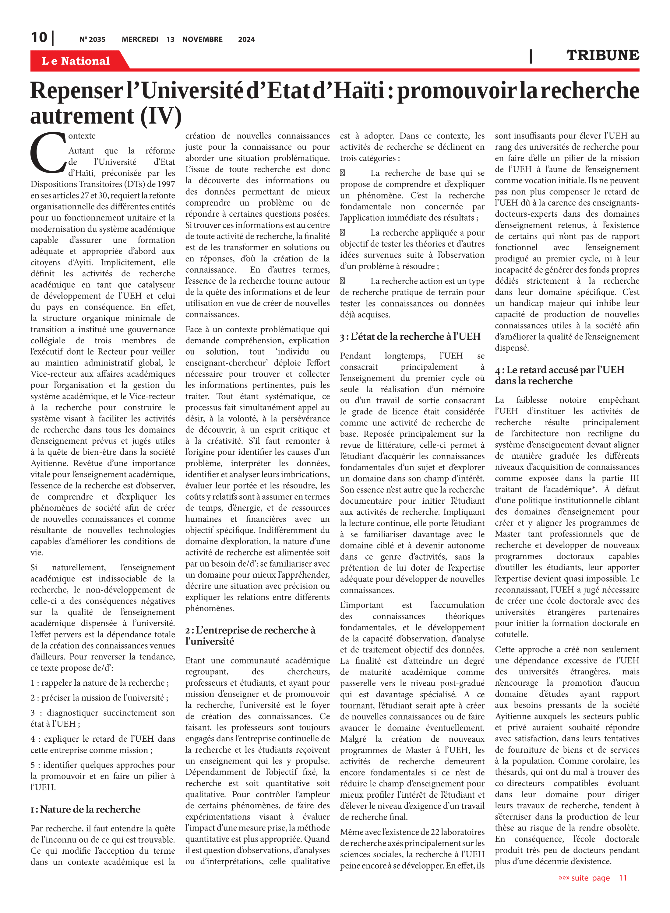 Page 10 de l'édition 2035