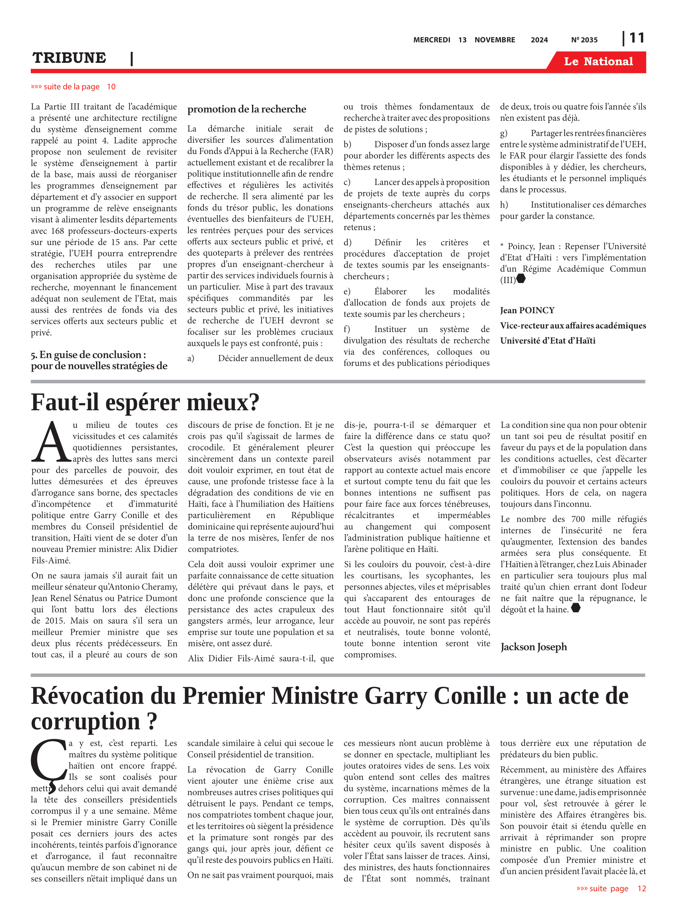 Page 11 de l'édition 2035