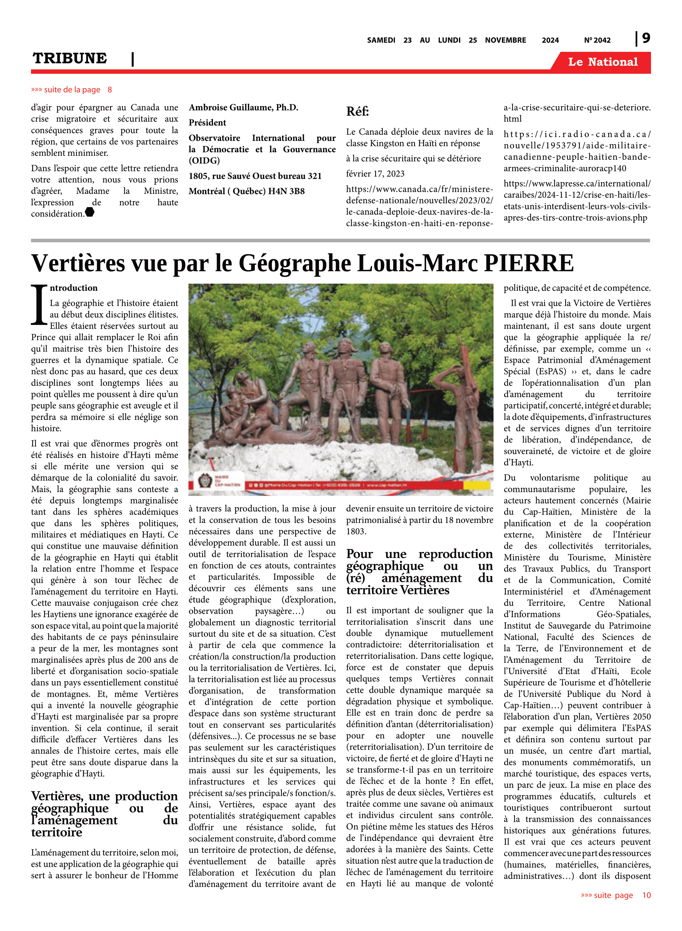 Page 9 de l'édition 2042