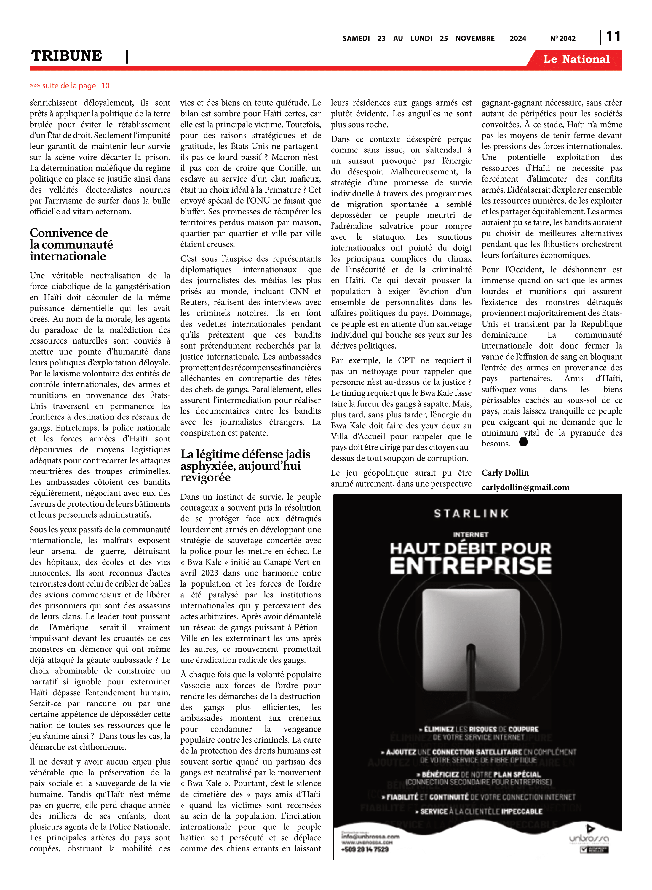 Page 11 de l'édition 2042