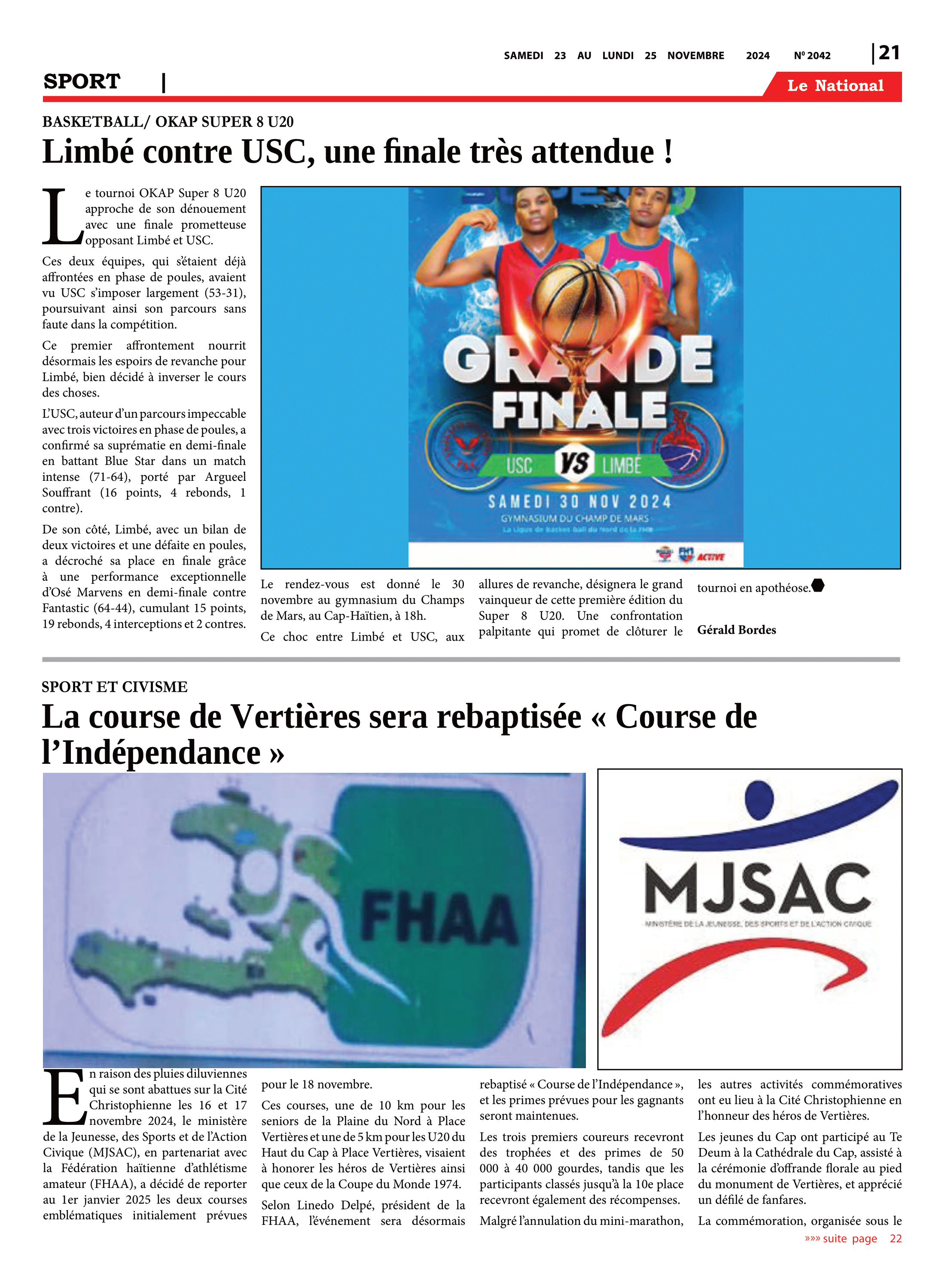 Page 21 de l'édition 2042