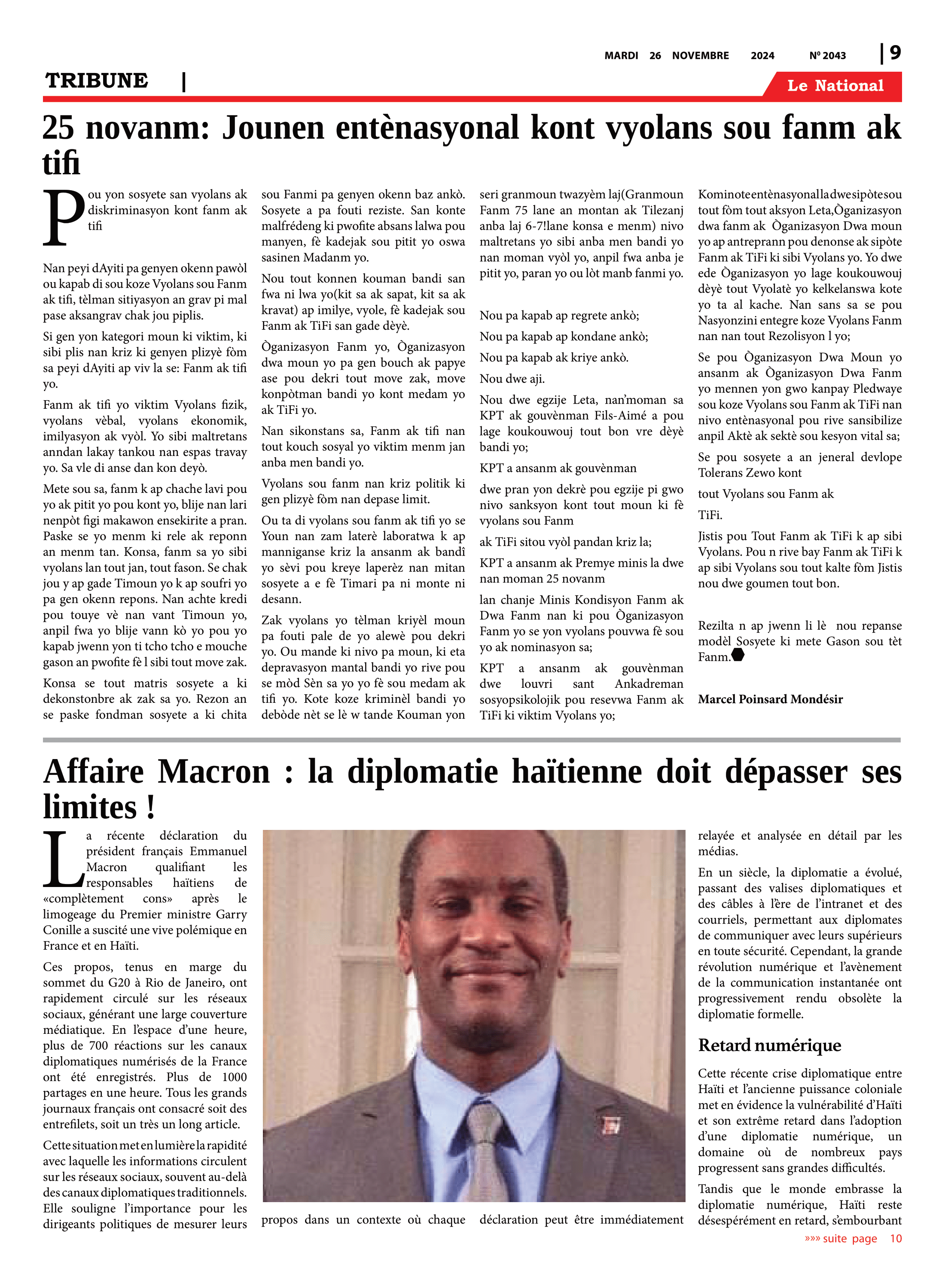 Page 9 de l'édition 2043