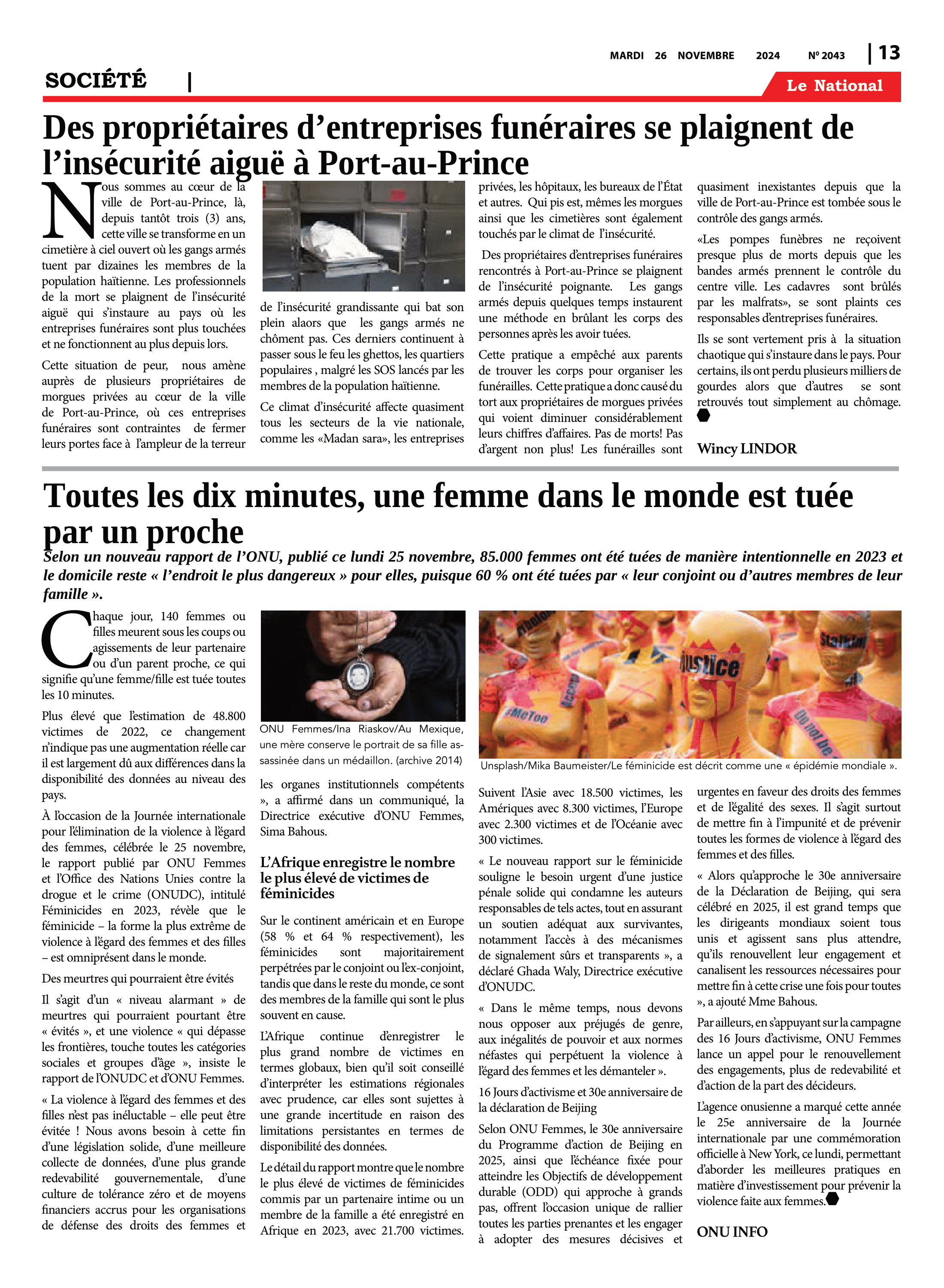 Page 13 de l'édition 2043