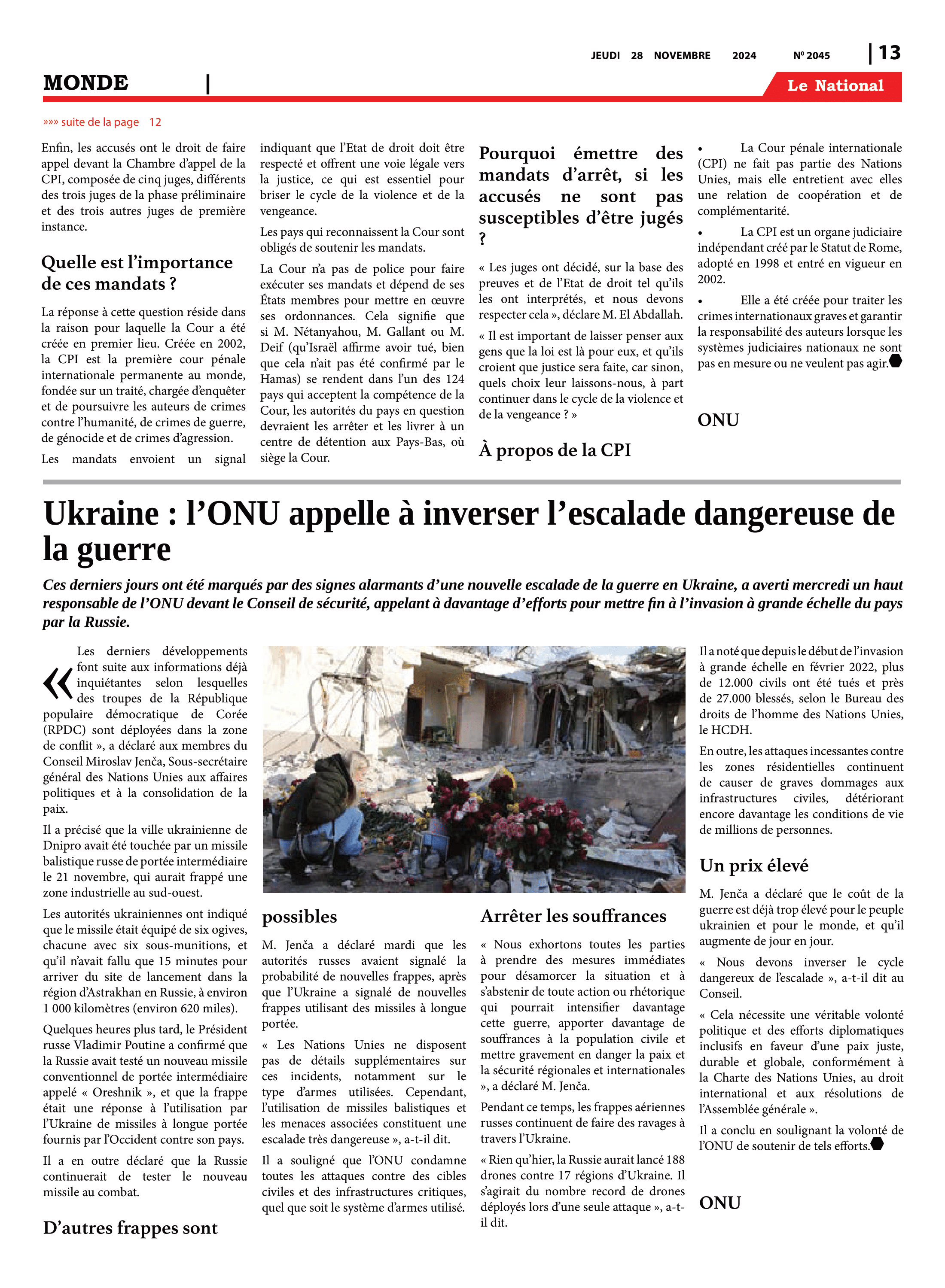 Page 13 de l'édition 2045