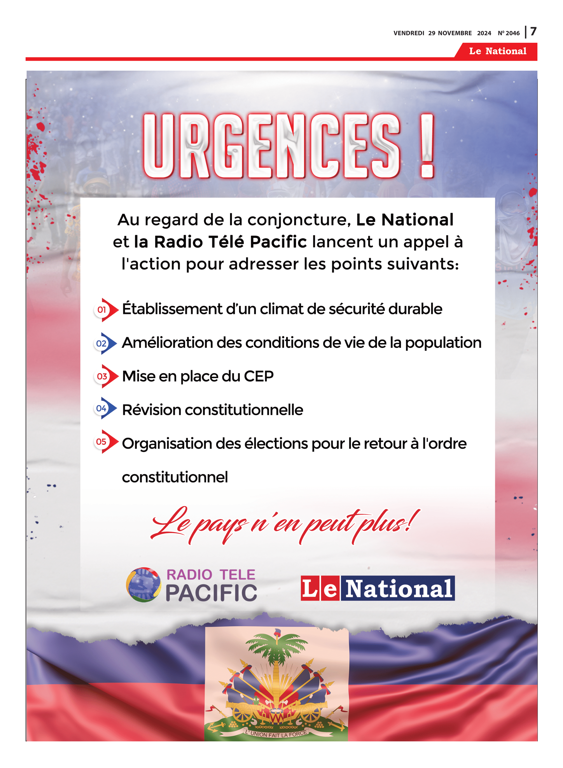 Page 7 de l'édition 2046