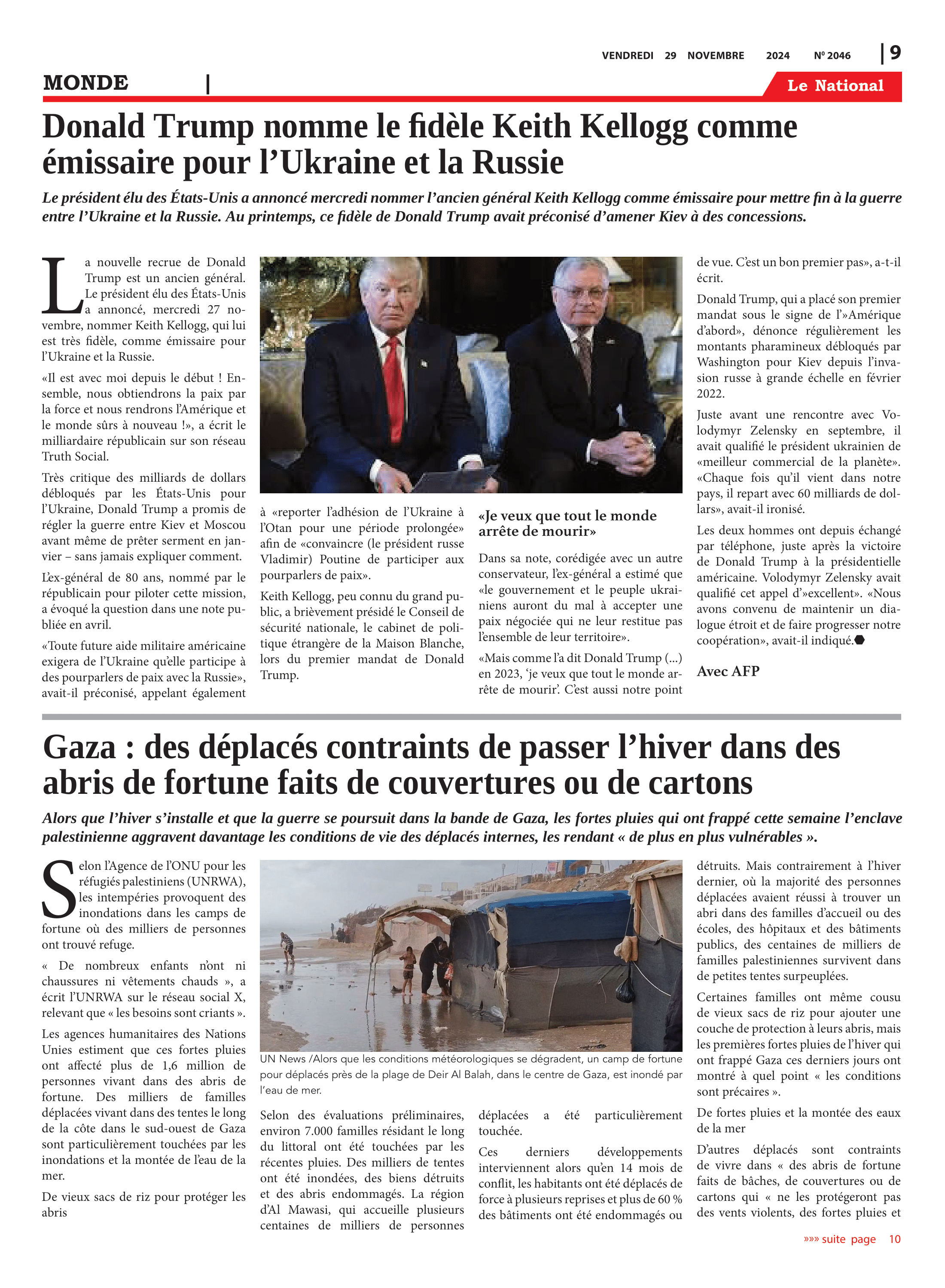 Page 9 de l'édition 2046