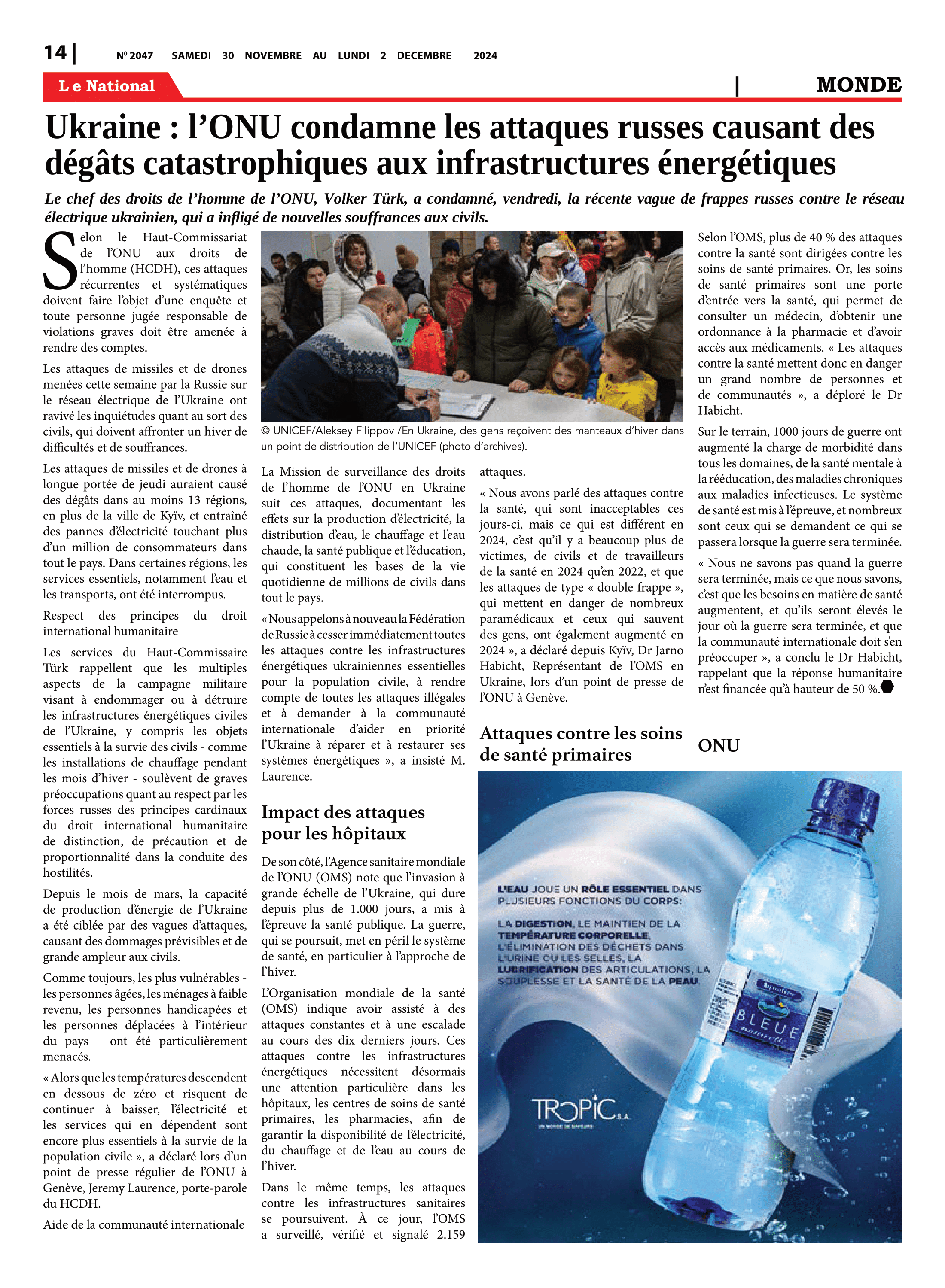 Page 14 de l'édition 2047