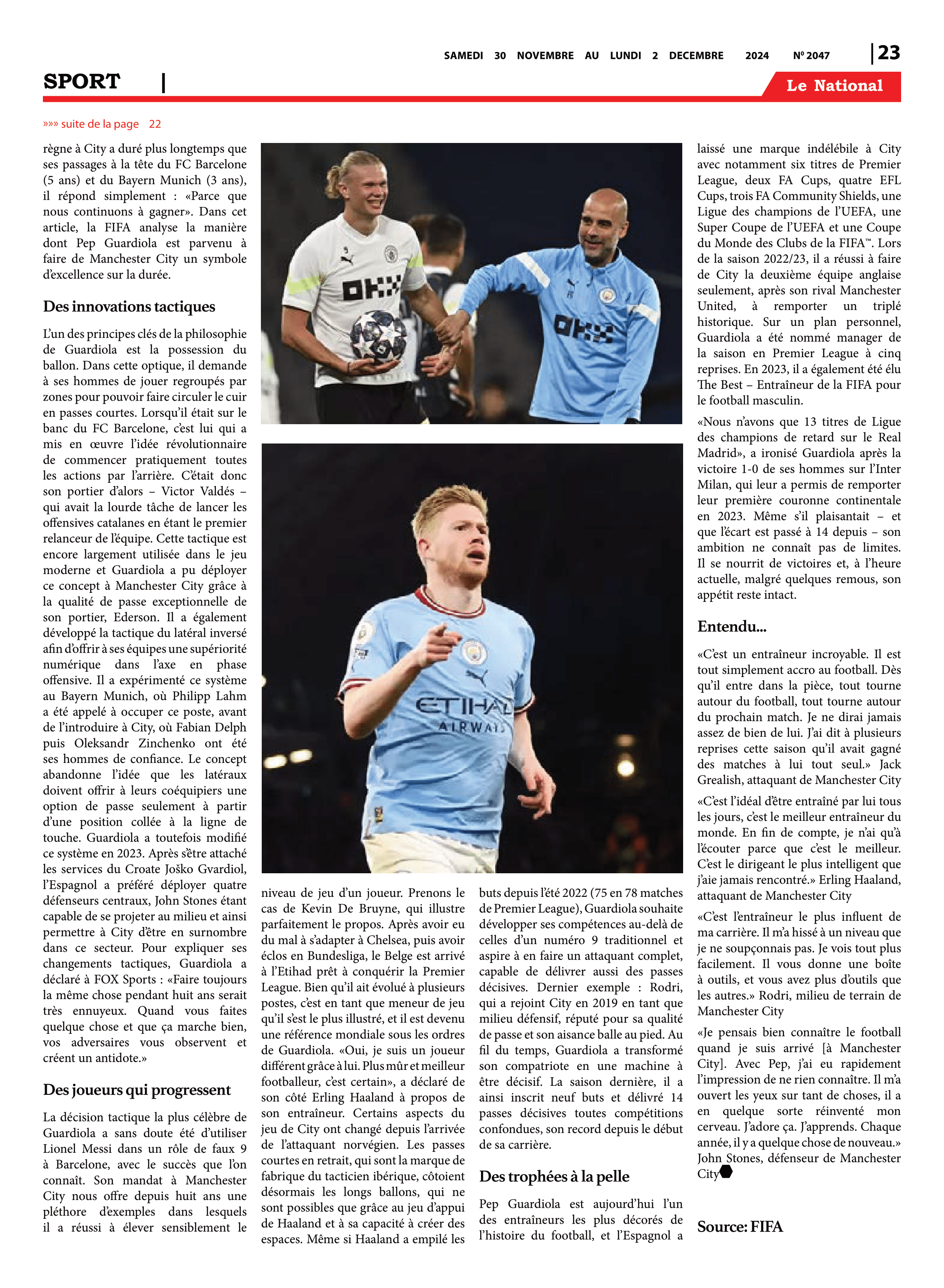 Page 23 de l'édition 2047