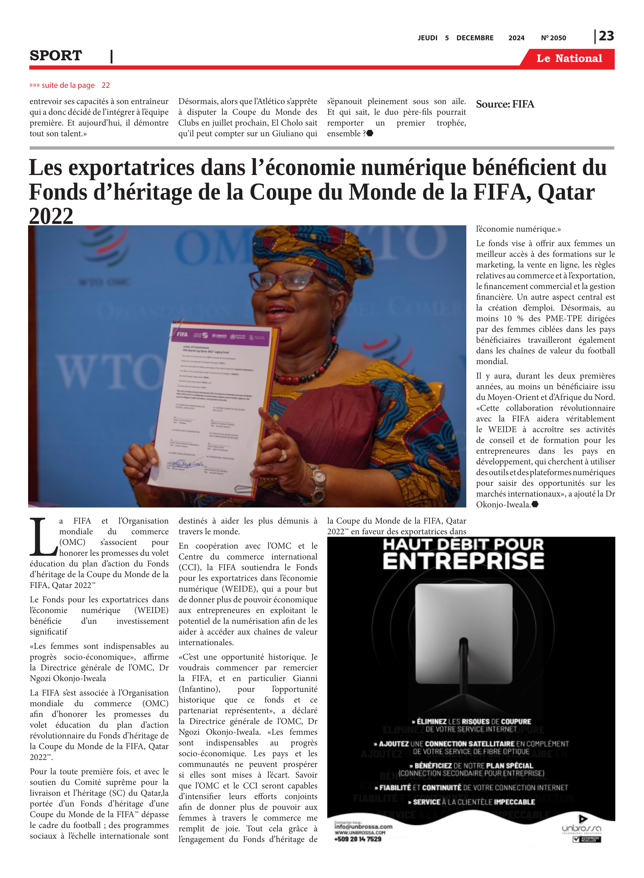 Page 23 de l'édition 2050