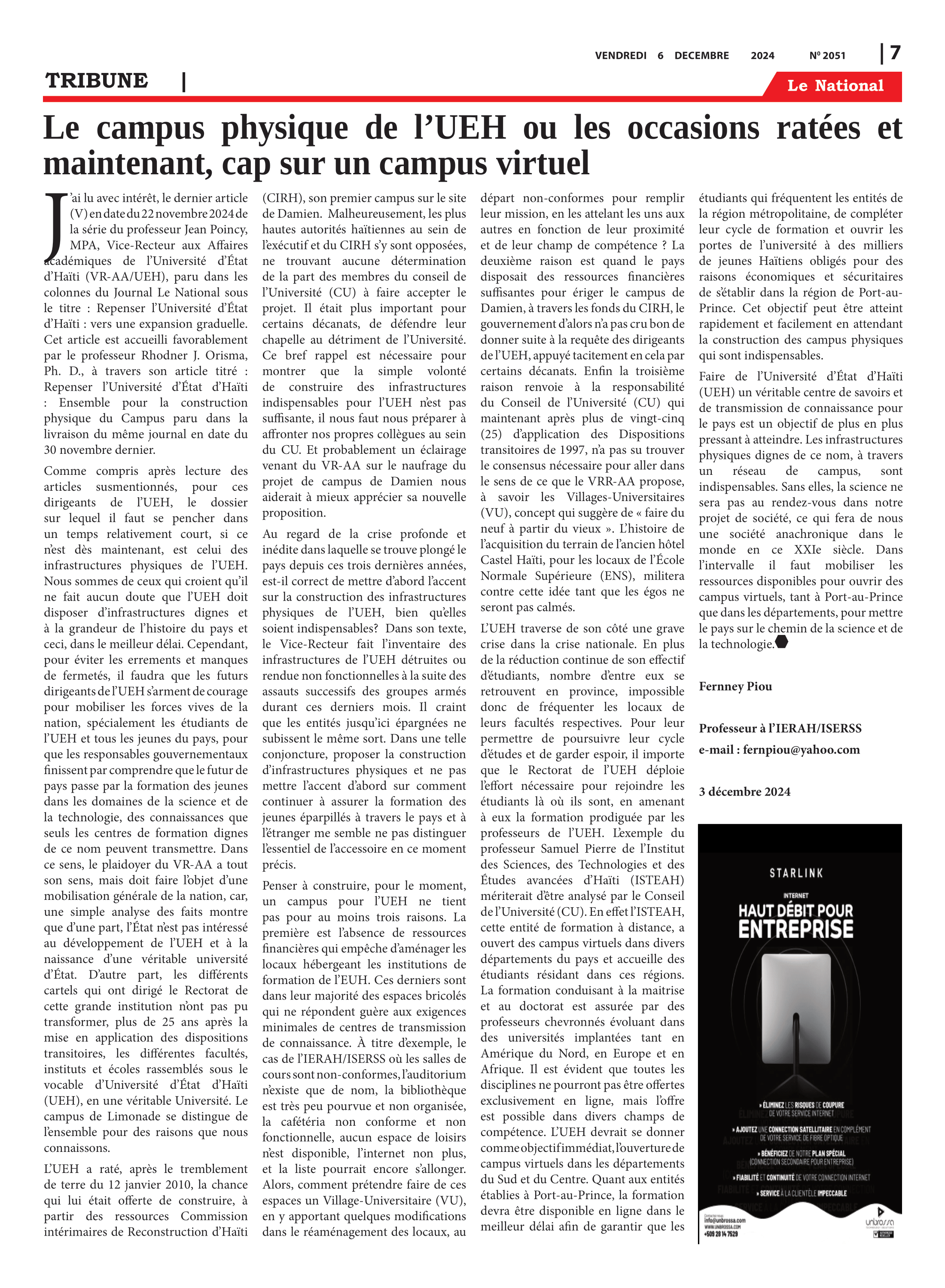 Page 7 de l'édition 2051