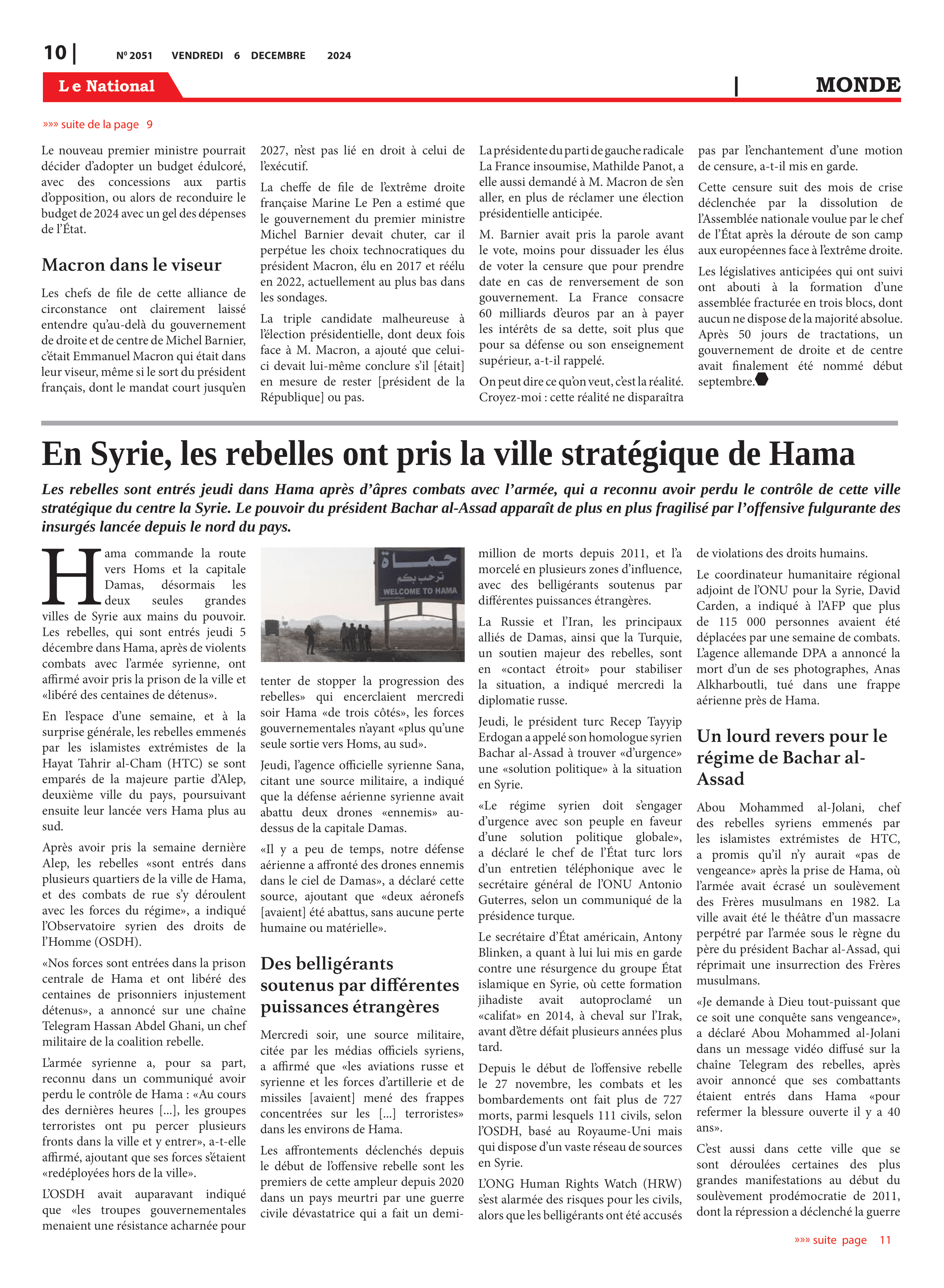 Page 10 de l'édition 2051