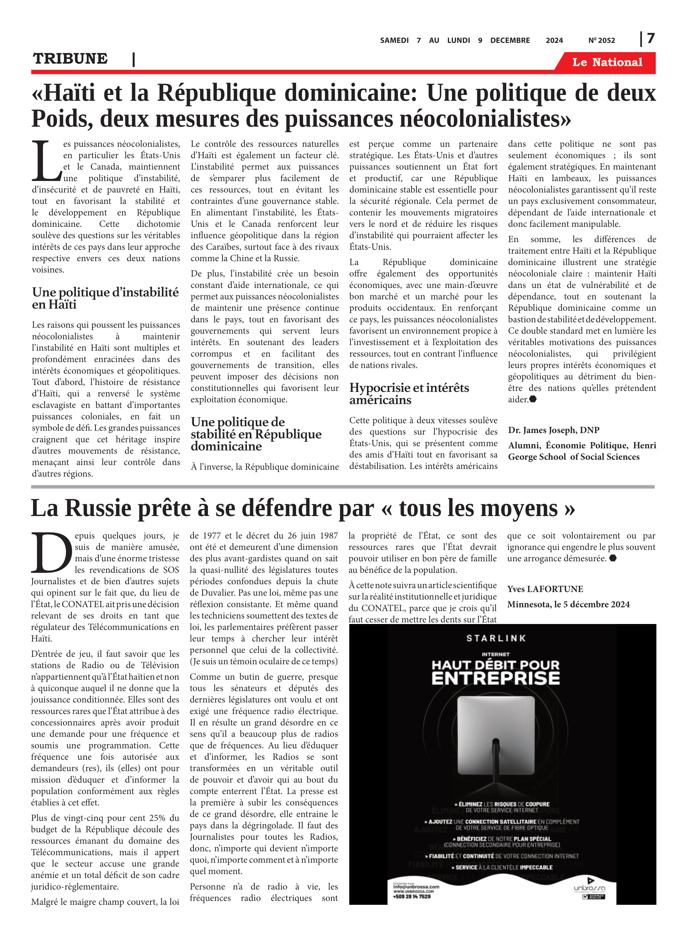 Page 7 de l'édition 2052