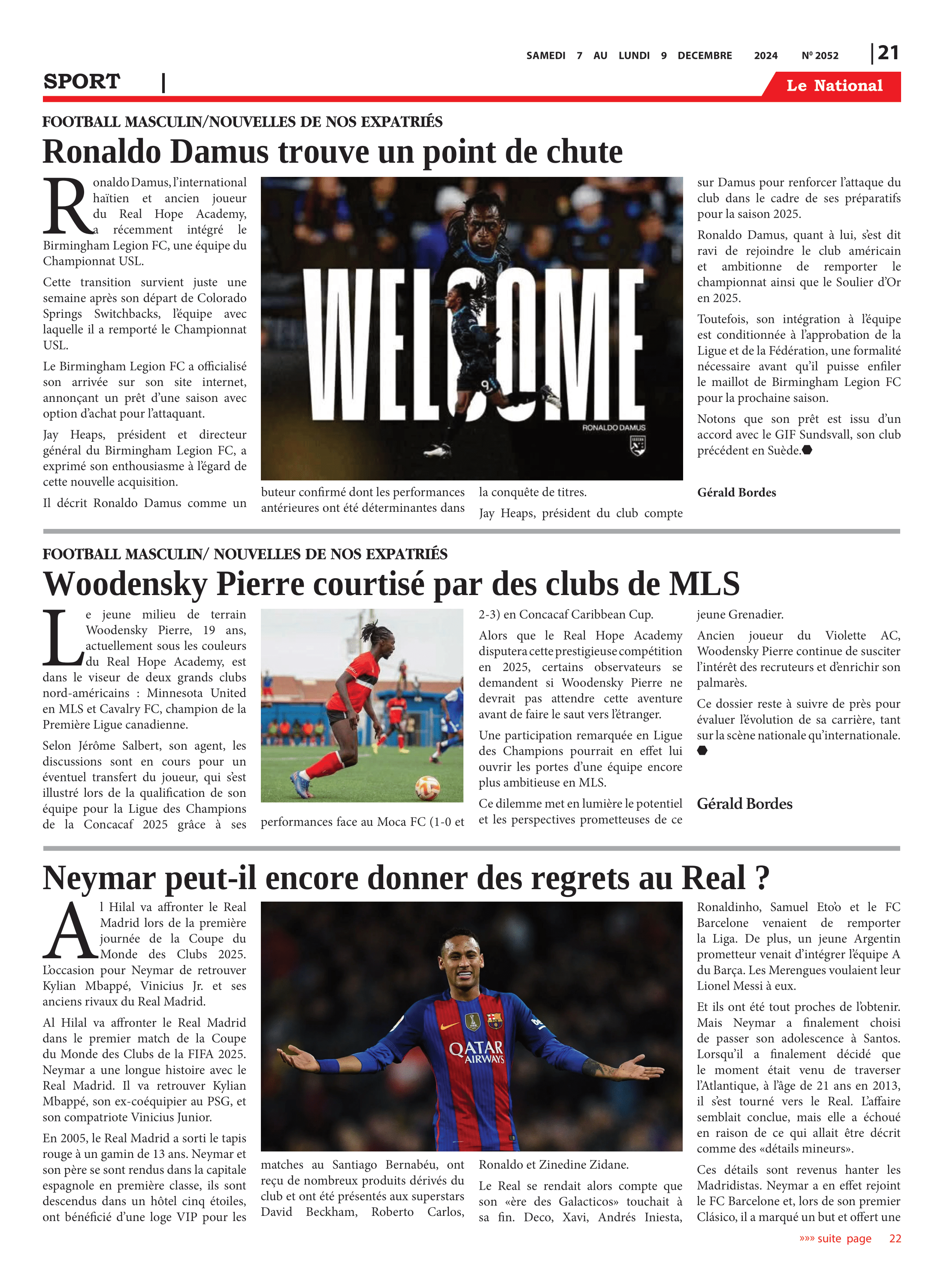 Page 21 de l'édition 2052
