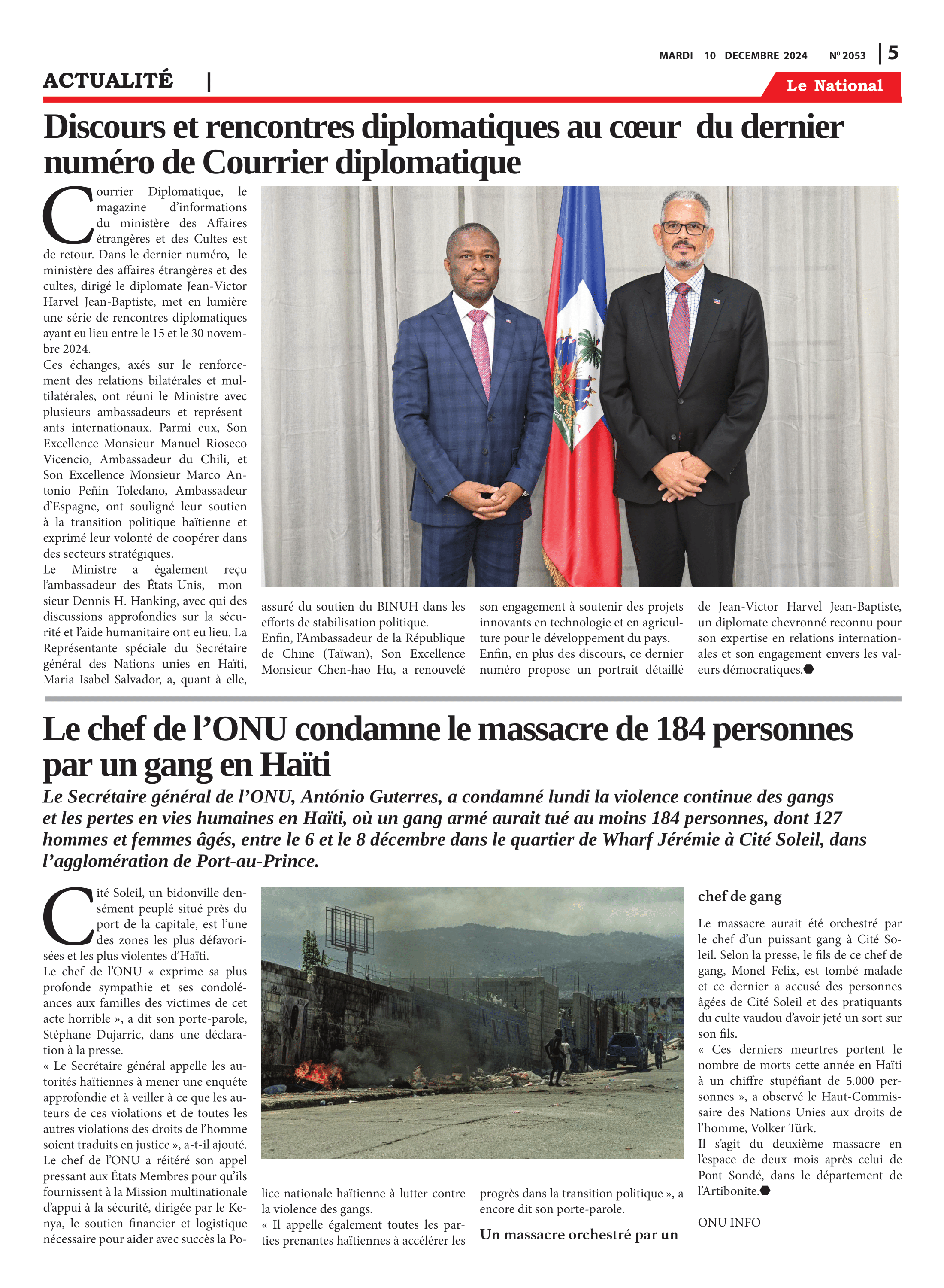 Page 5 de l'édition 2053