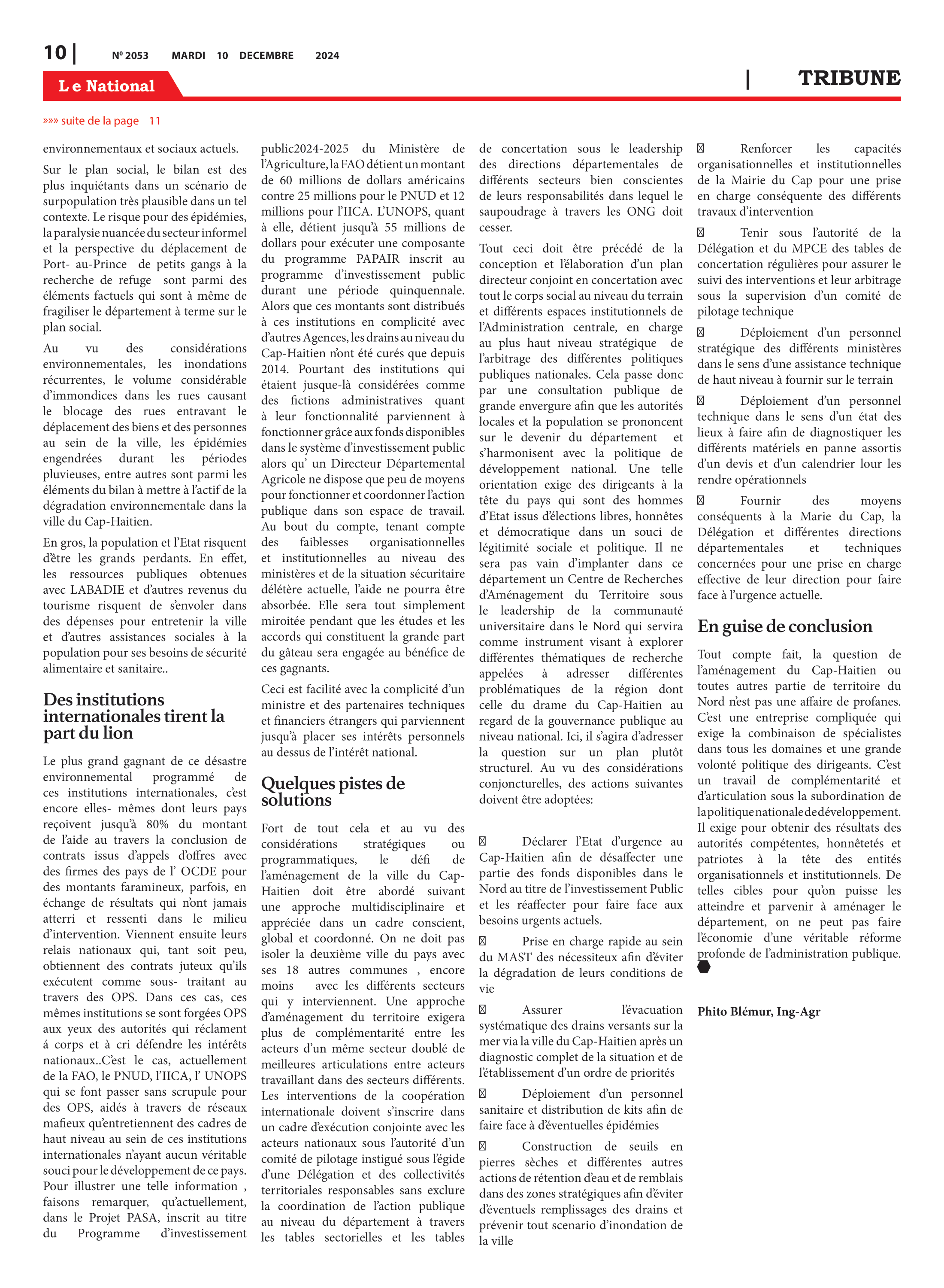 Page 10 de l'édition 2053