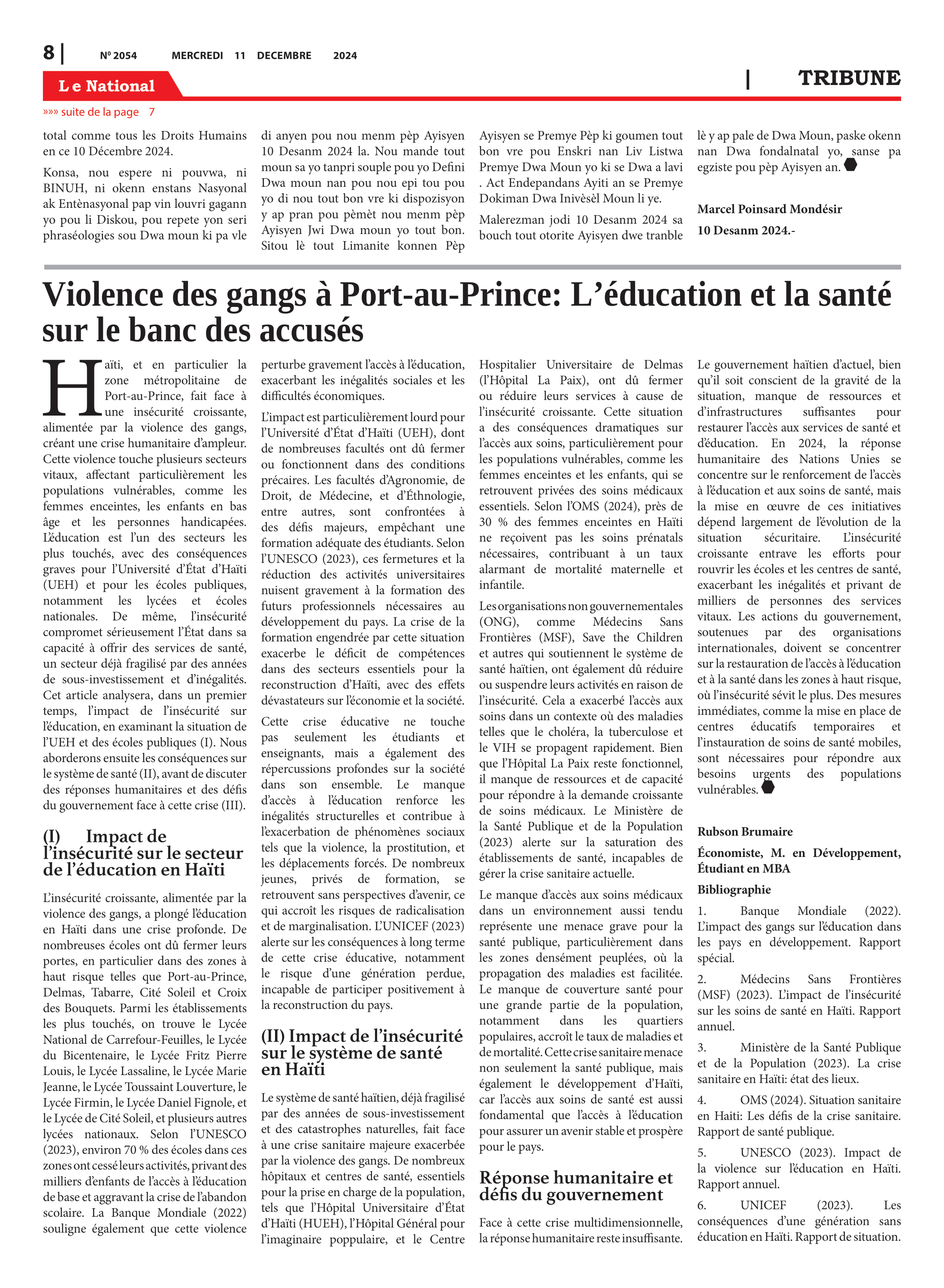 Page 8 de l'édition 2054
