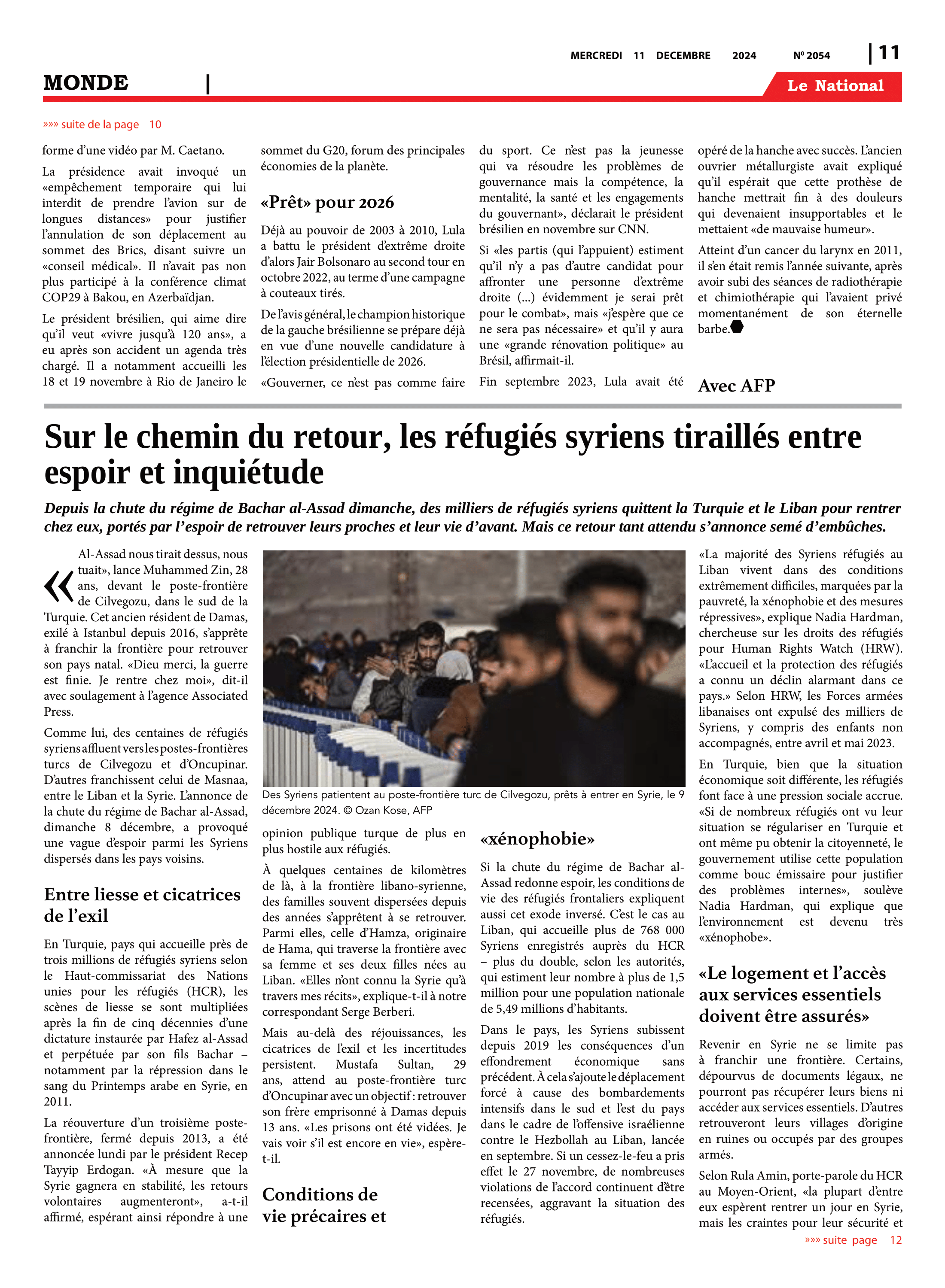 Page 11 de l'édition 2054