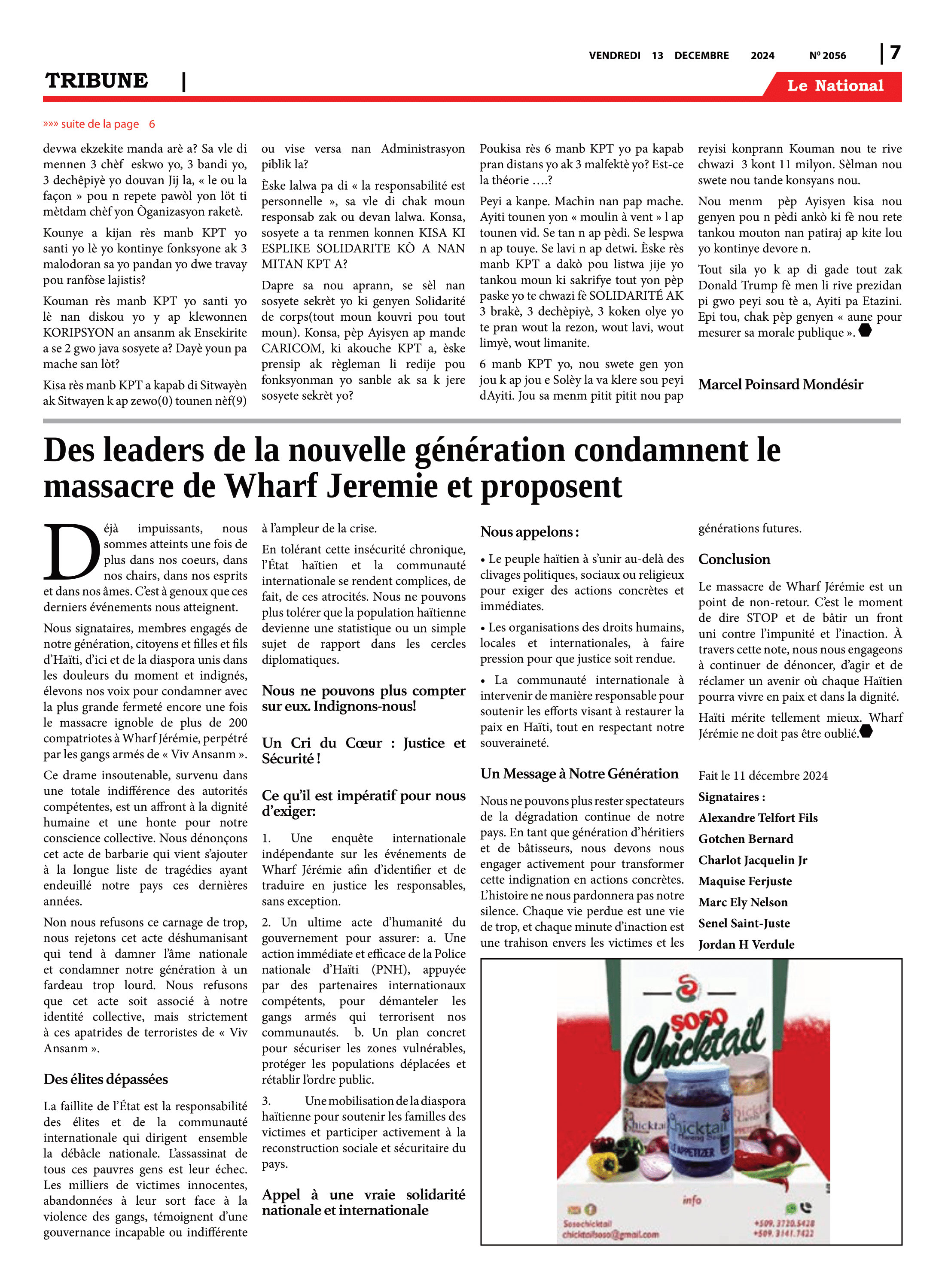 Page 7 de l'édition 2056