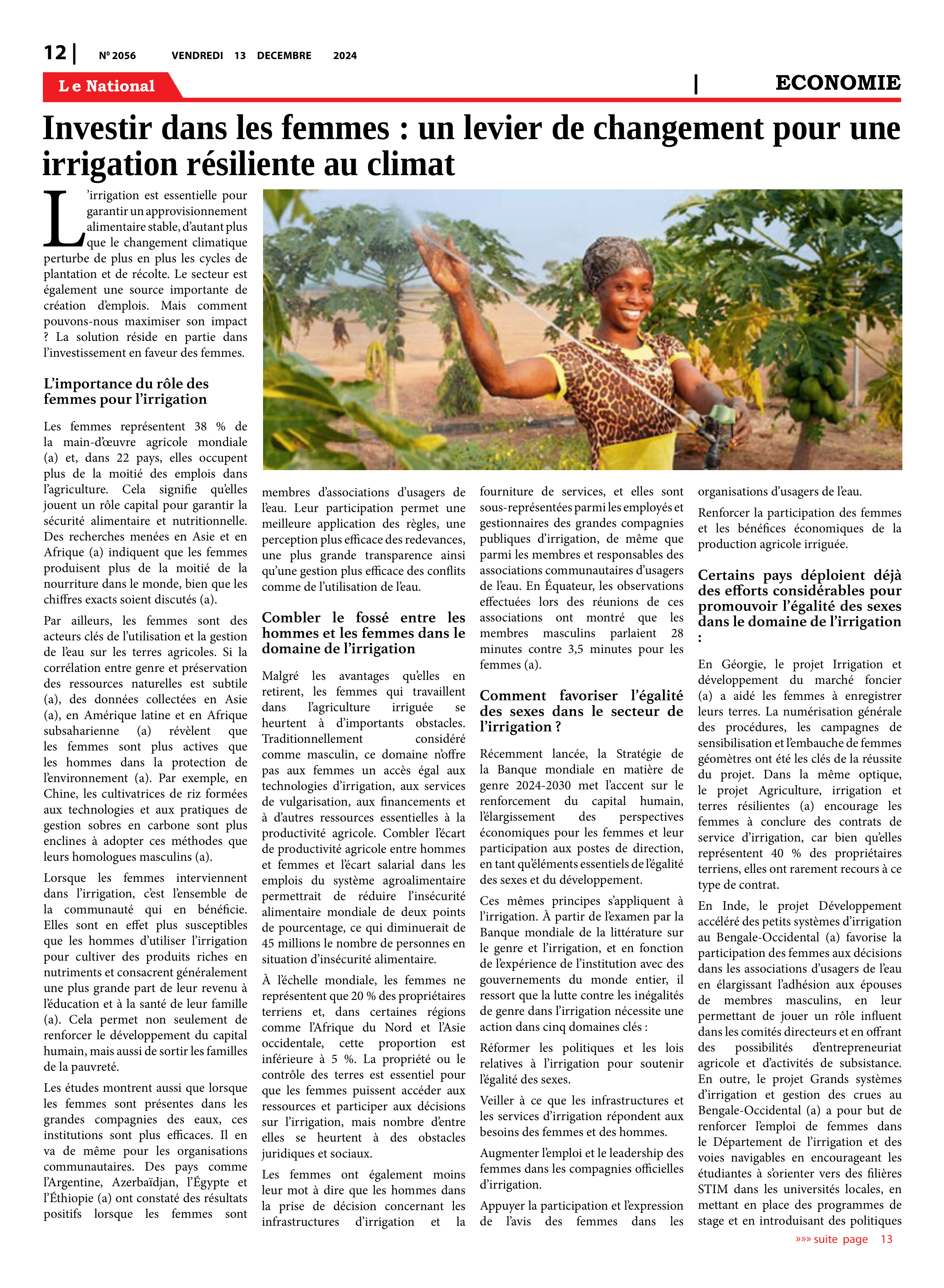 Page 12 de l'édition 2056