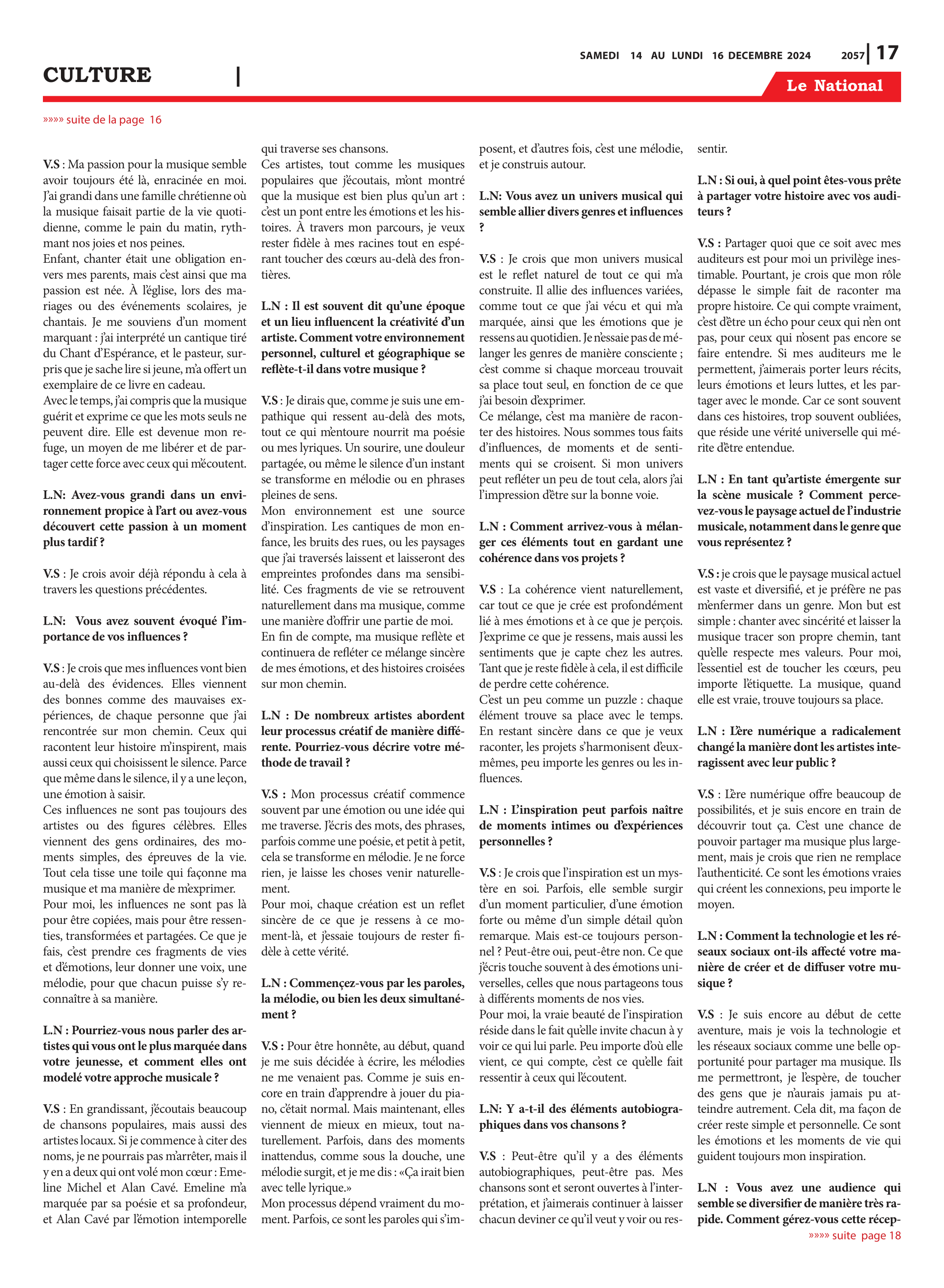Page 17 de l'édition 2057
