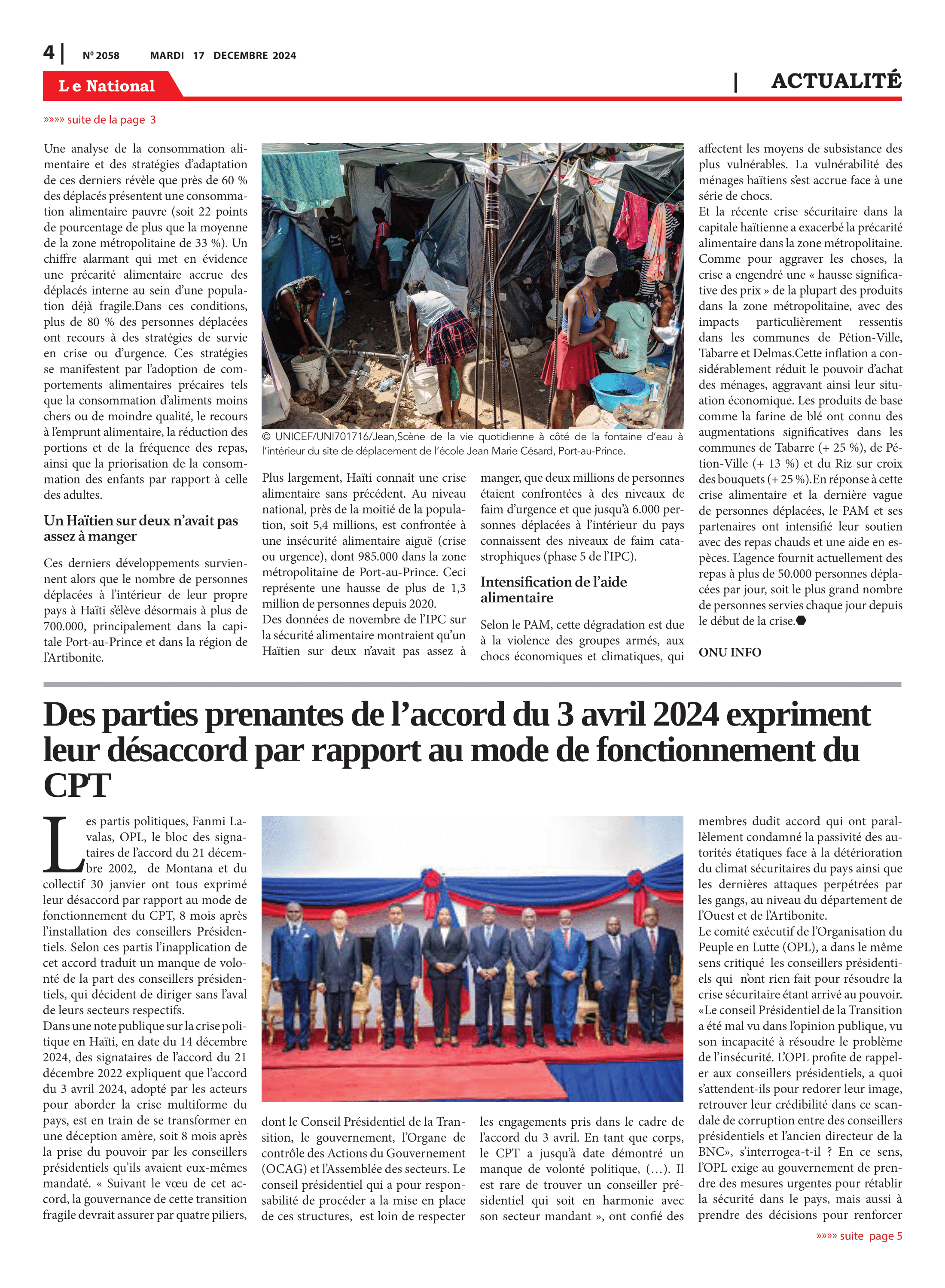 Page 4 de l'édition 2058