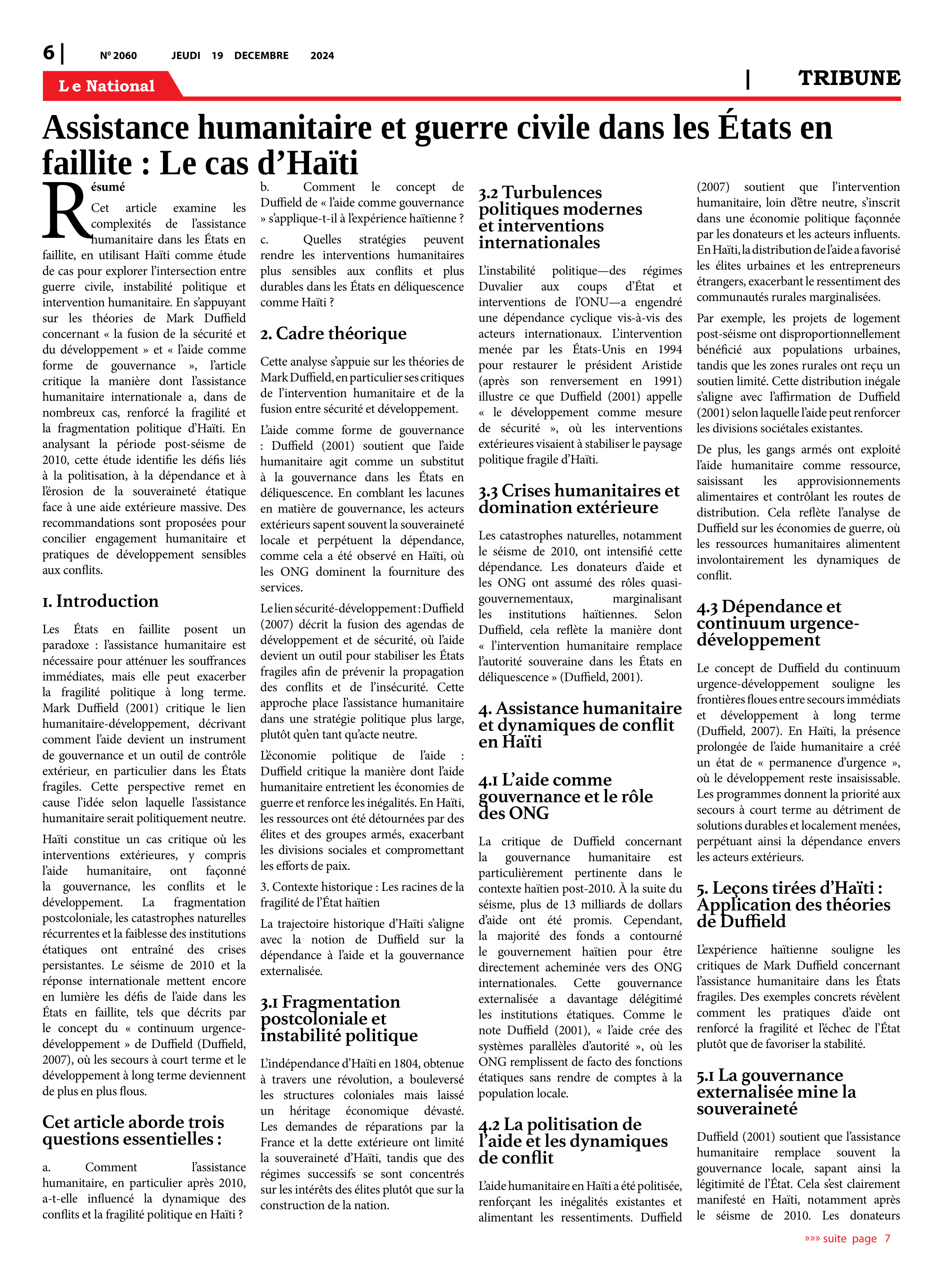Page 6 de l'édition 2060