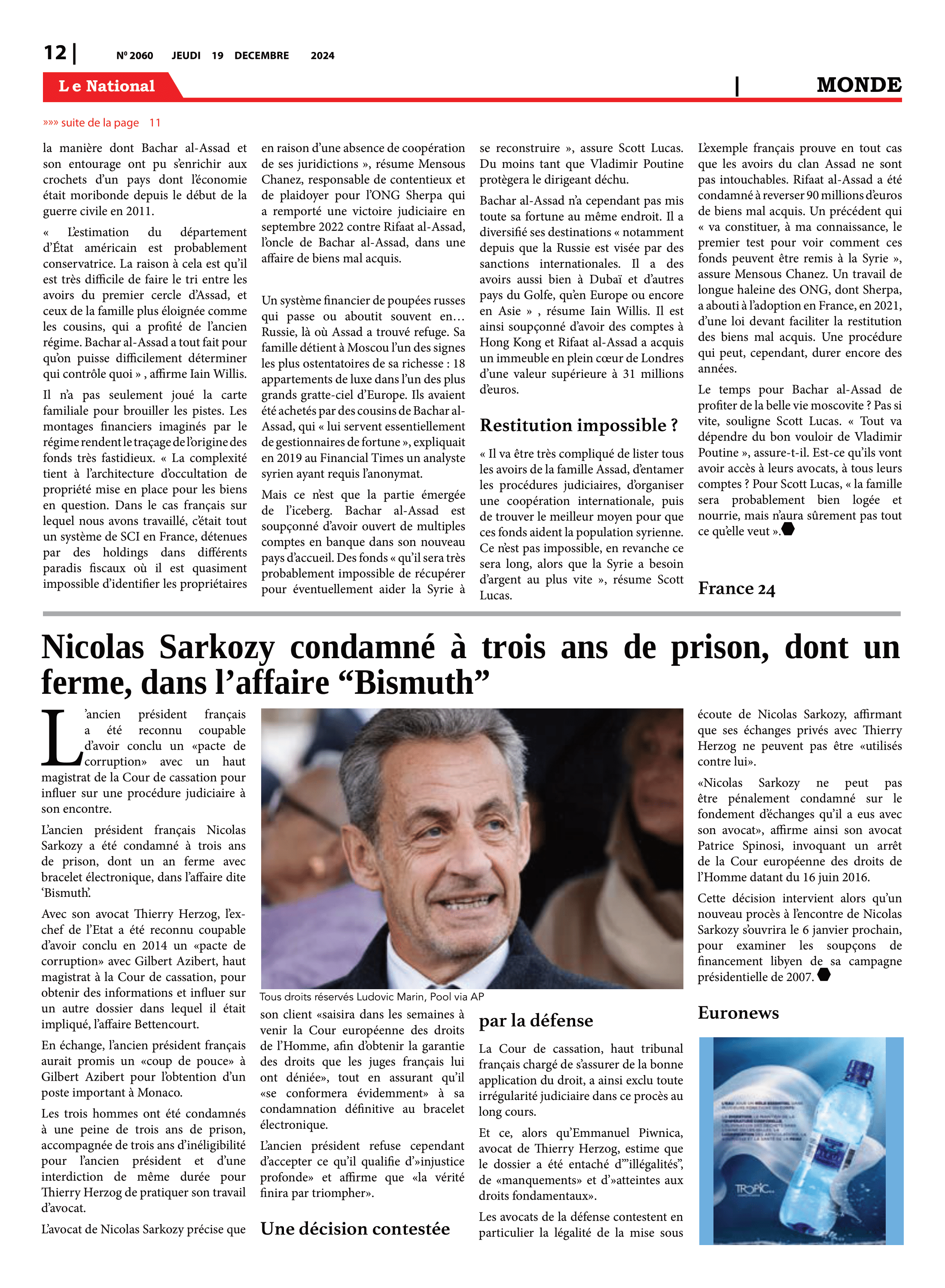Page 12 de l'édition 2060