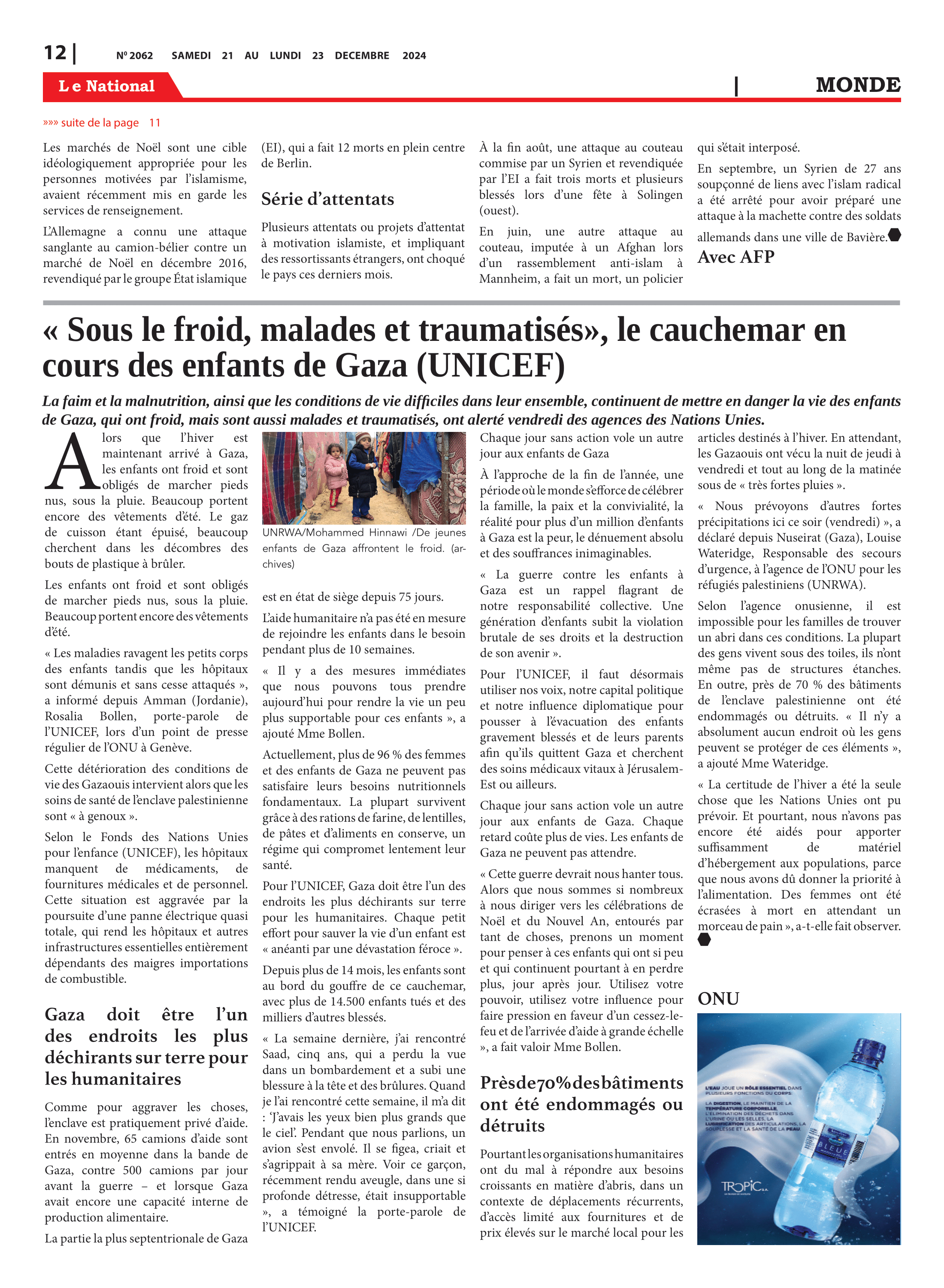 Page 12 de l'édition 2062