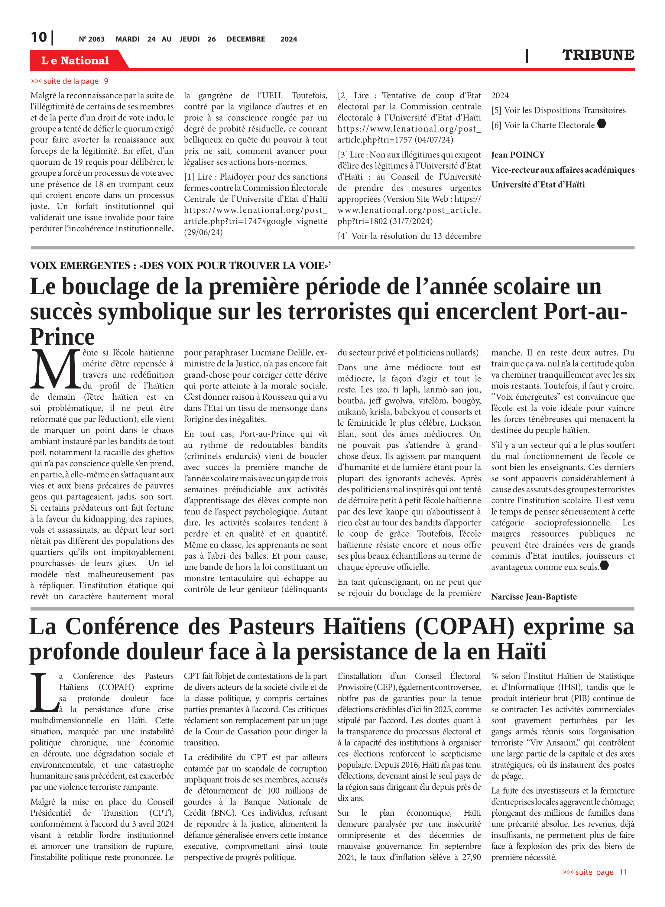 Page 10 de l'édition 2063