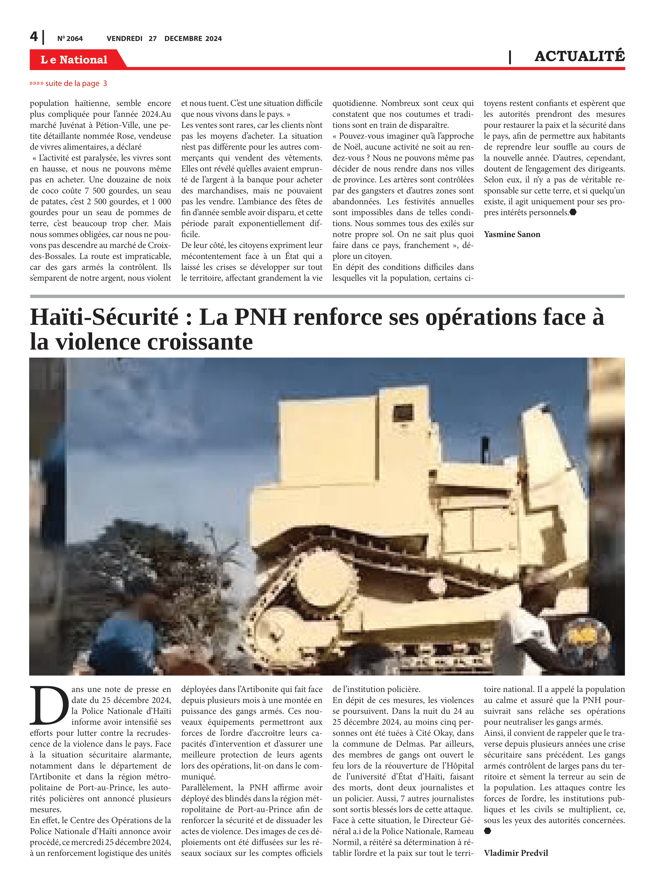 Page 4 de l'édition 2064