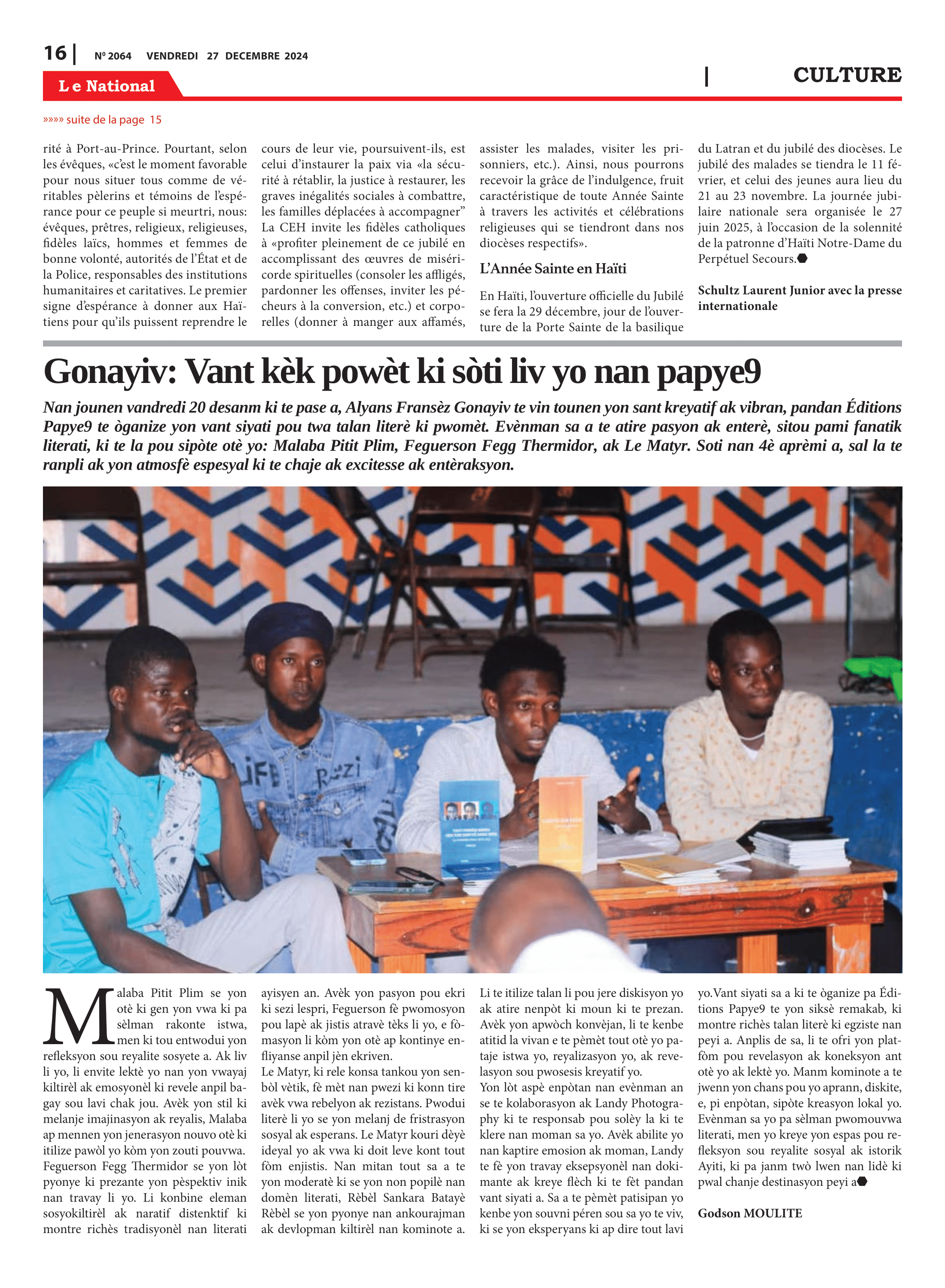 Page 16 de l'édition 2064