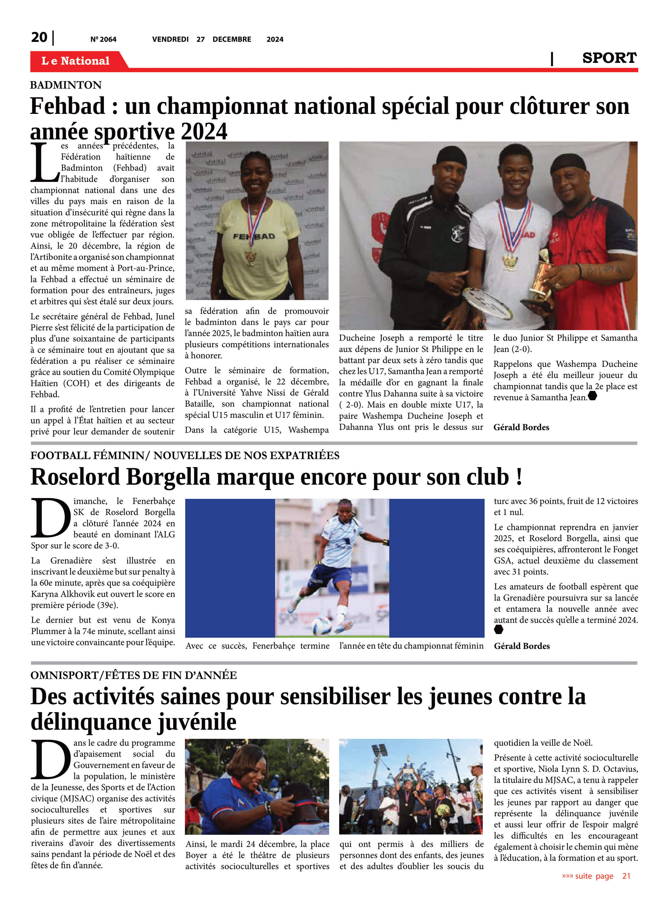 Page 20 de l'édition 2064