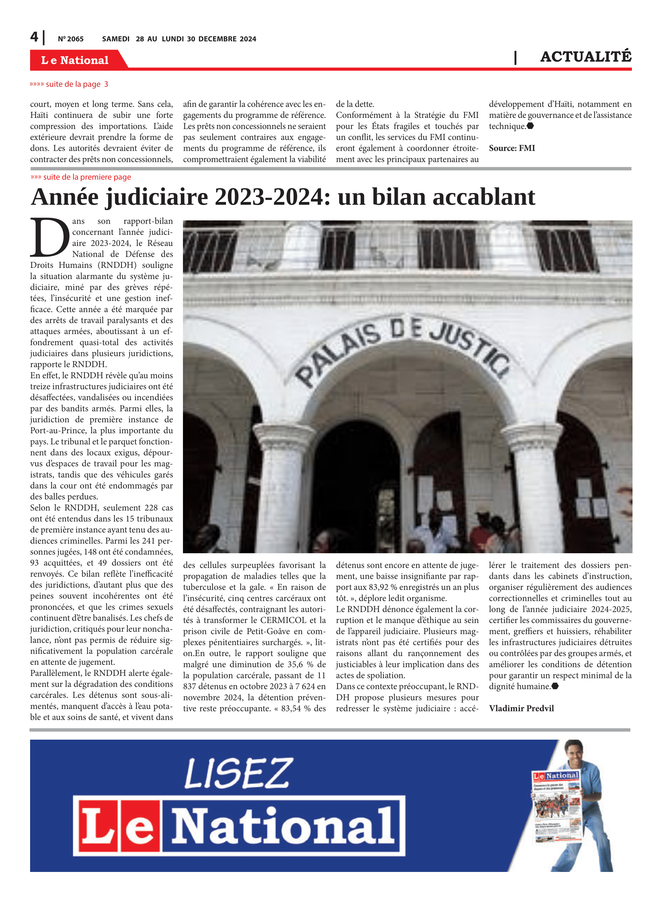 Page 4 de l'édition 2065