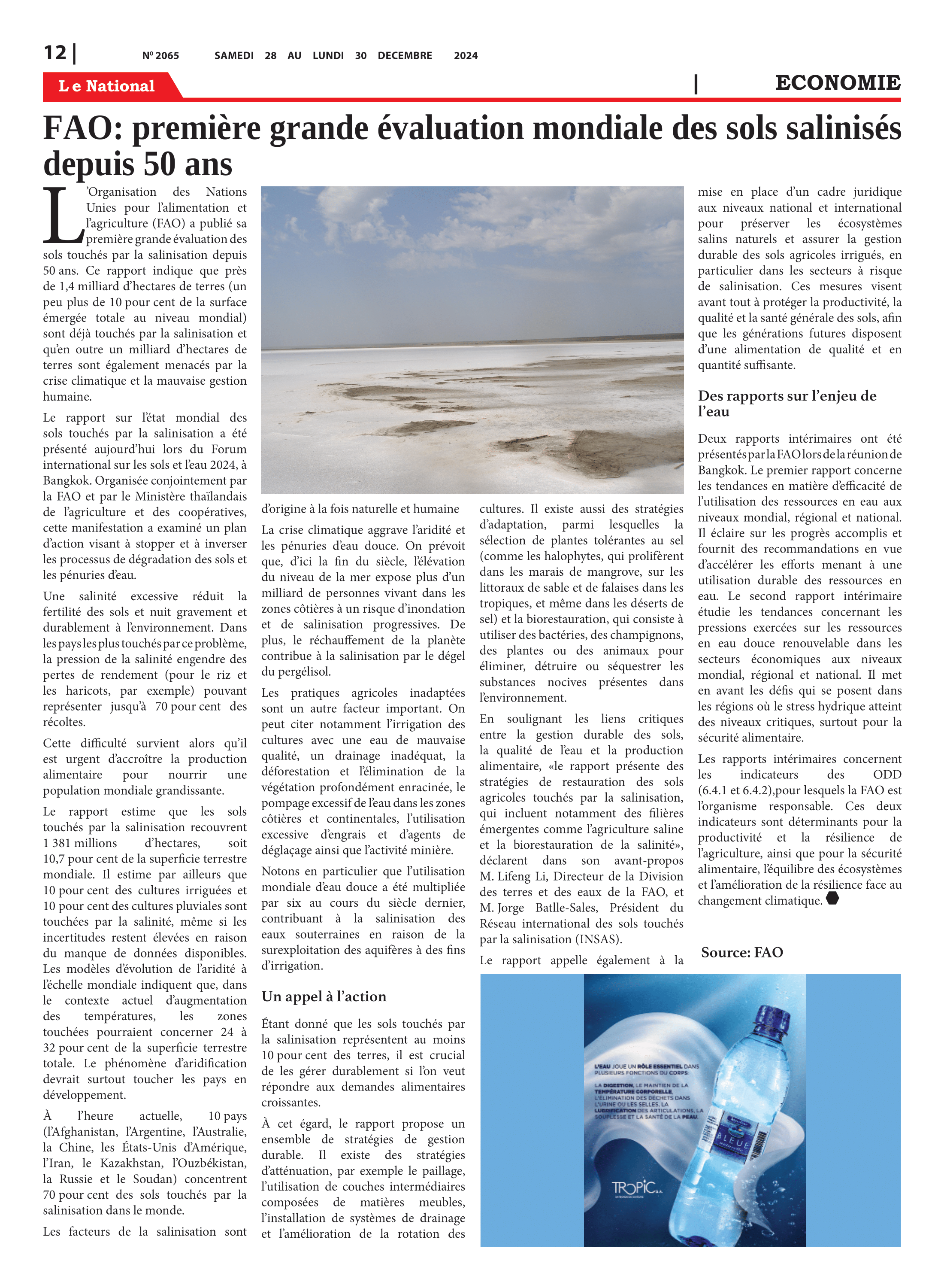 Page 12 de l'édition 2065
