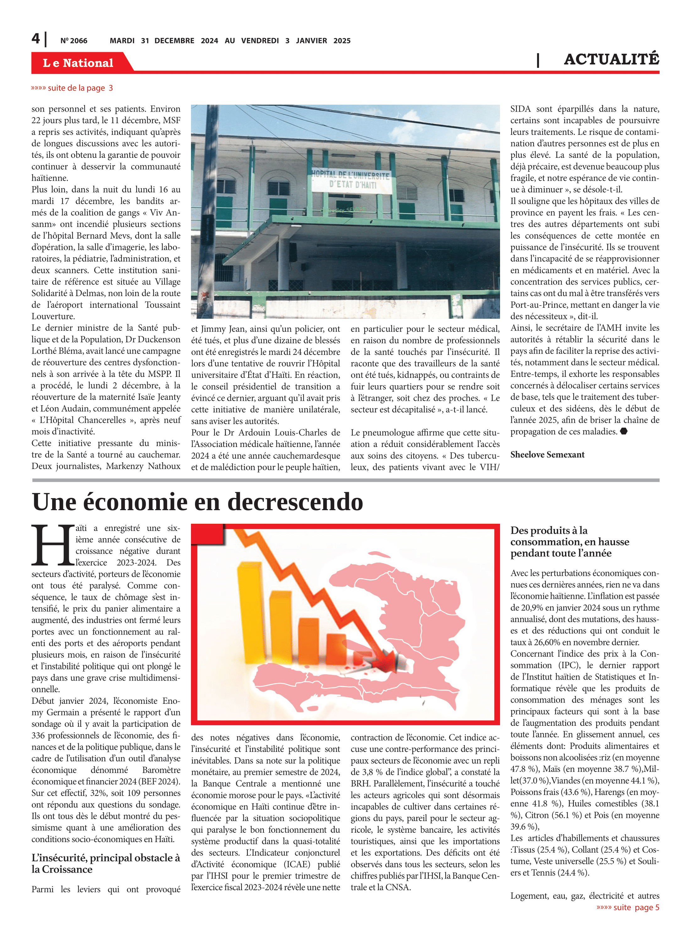 Page 4 de l'édition 2066