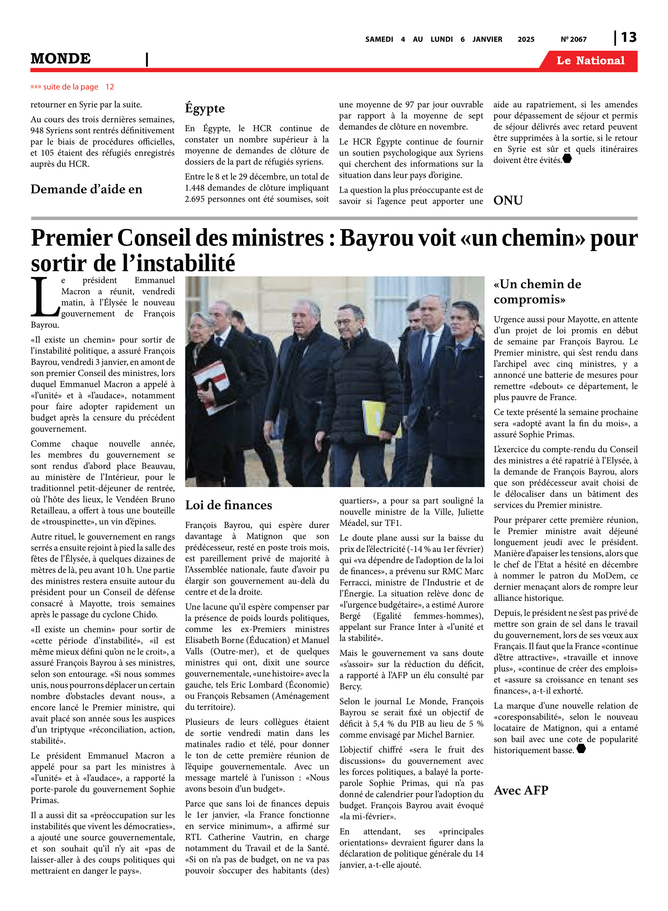 Page 13 de l'édition 2067