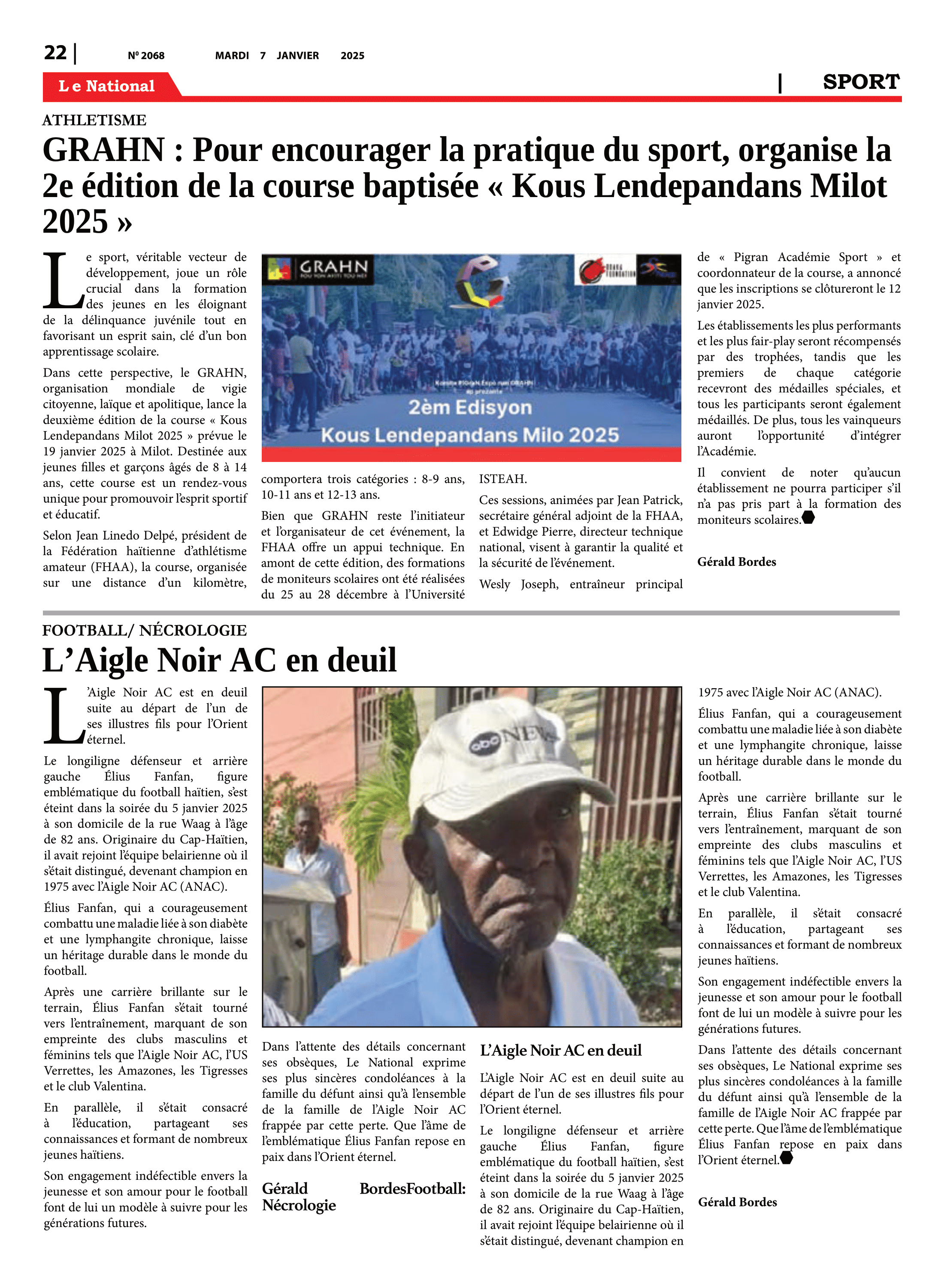 Page 22 de l'édition 2068