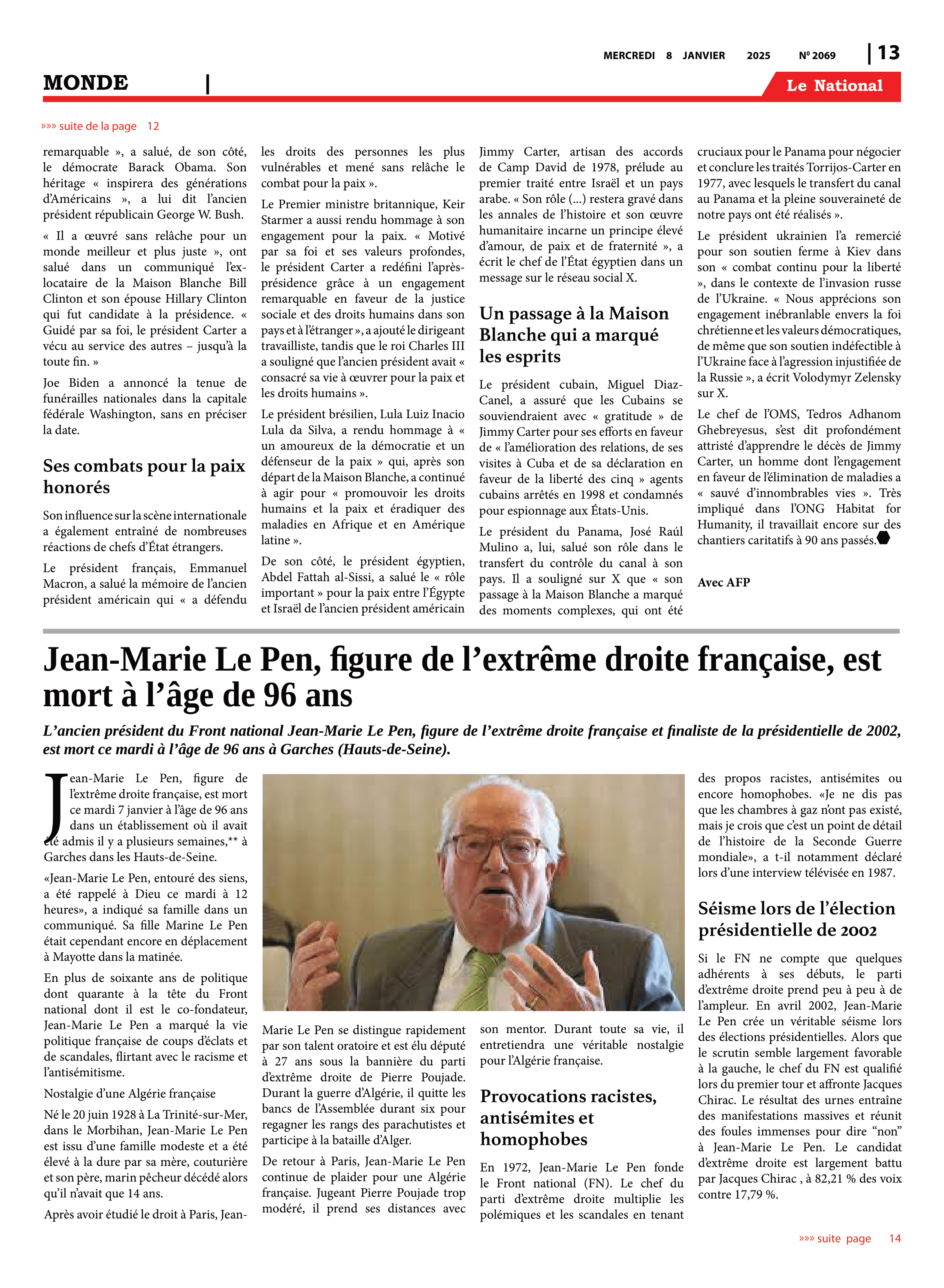 Page 13 de l'édition 2069