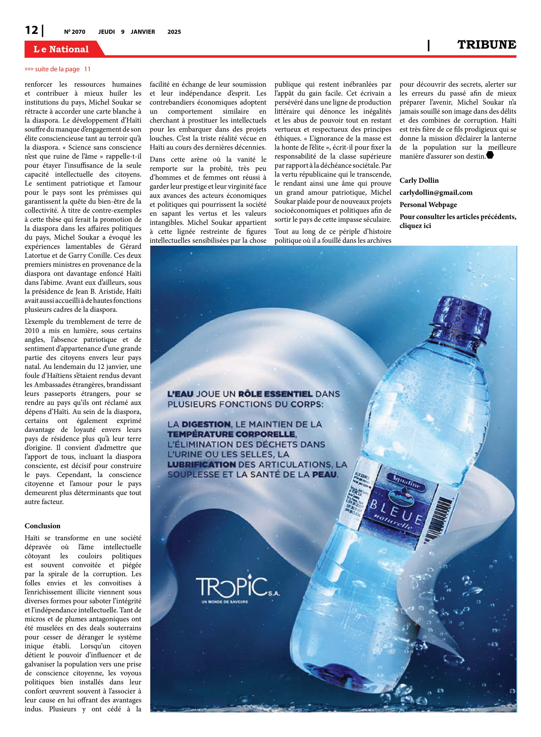 Page 12 de l'édition 2070