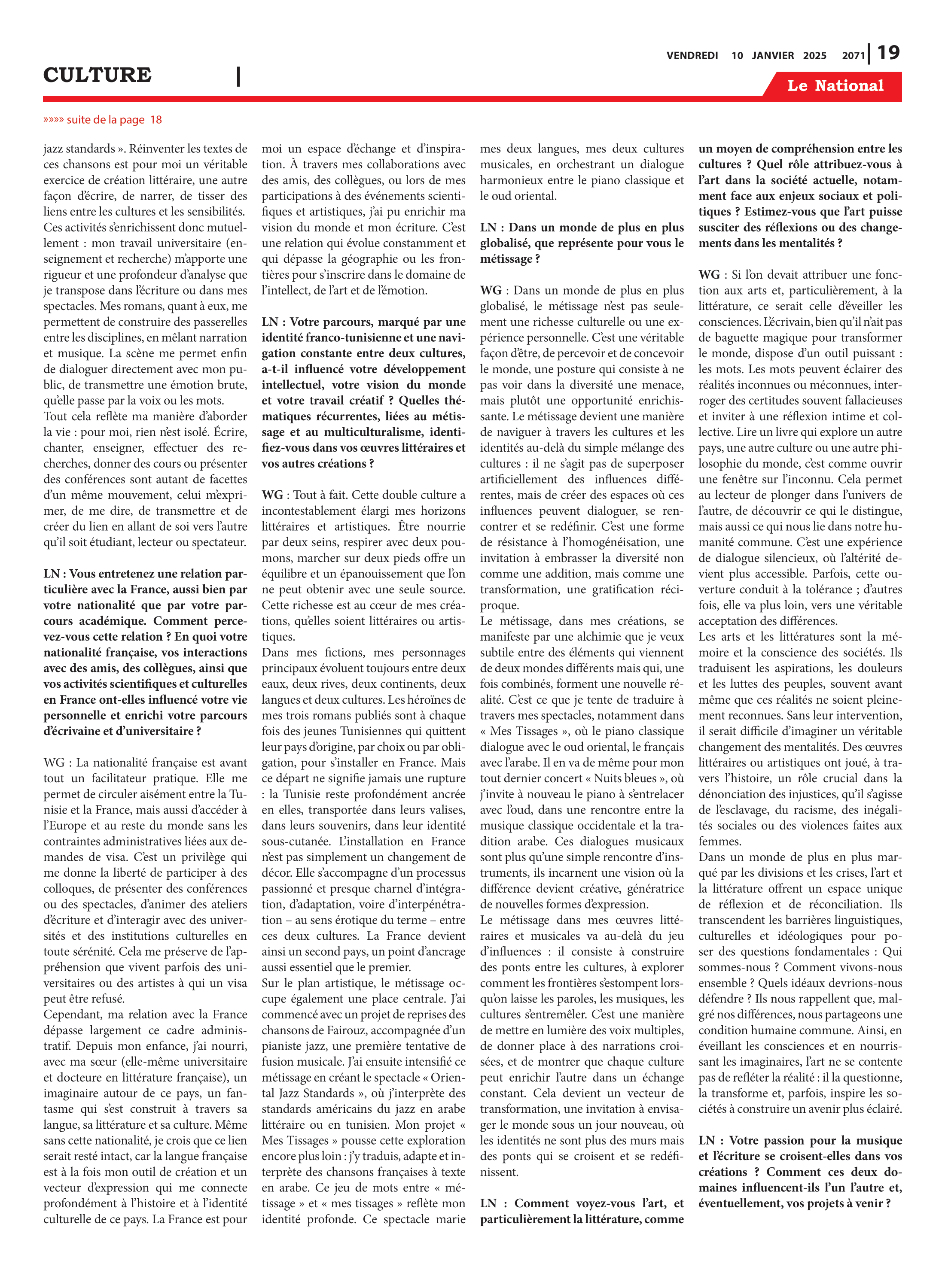 Page 19 de l'édition 2071