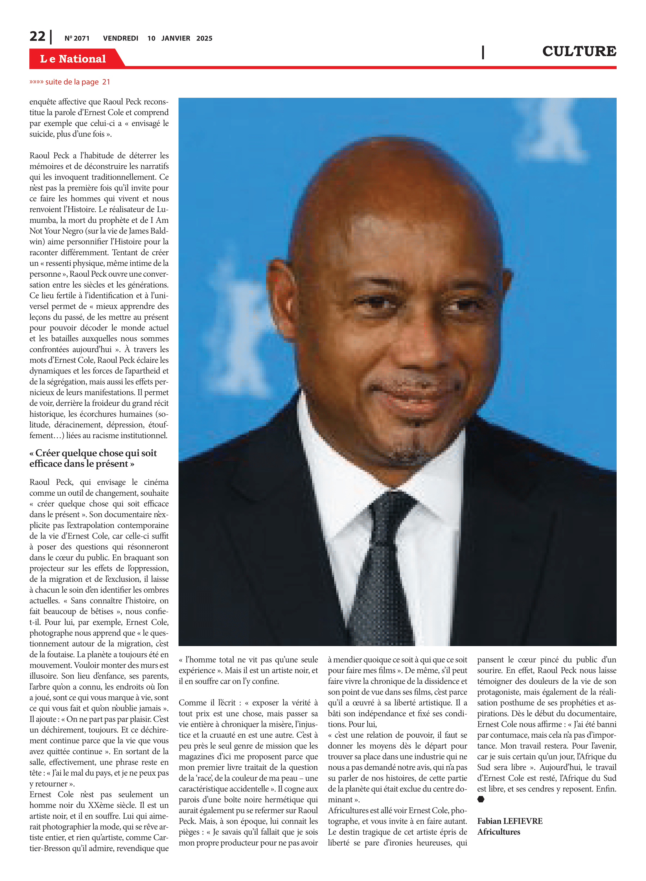 Page 22 de l'édition 2071
