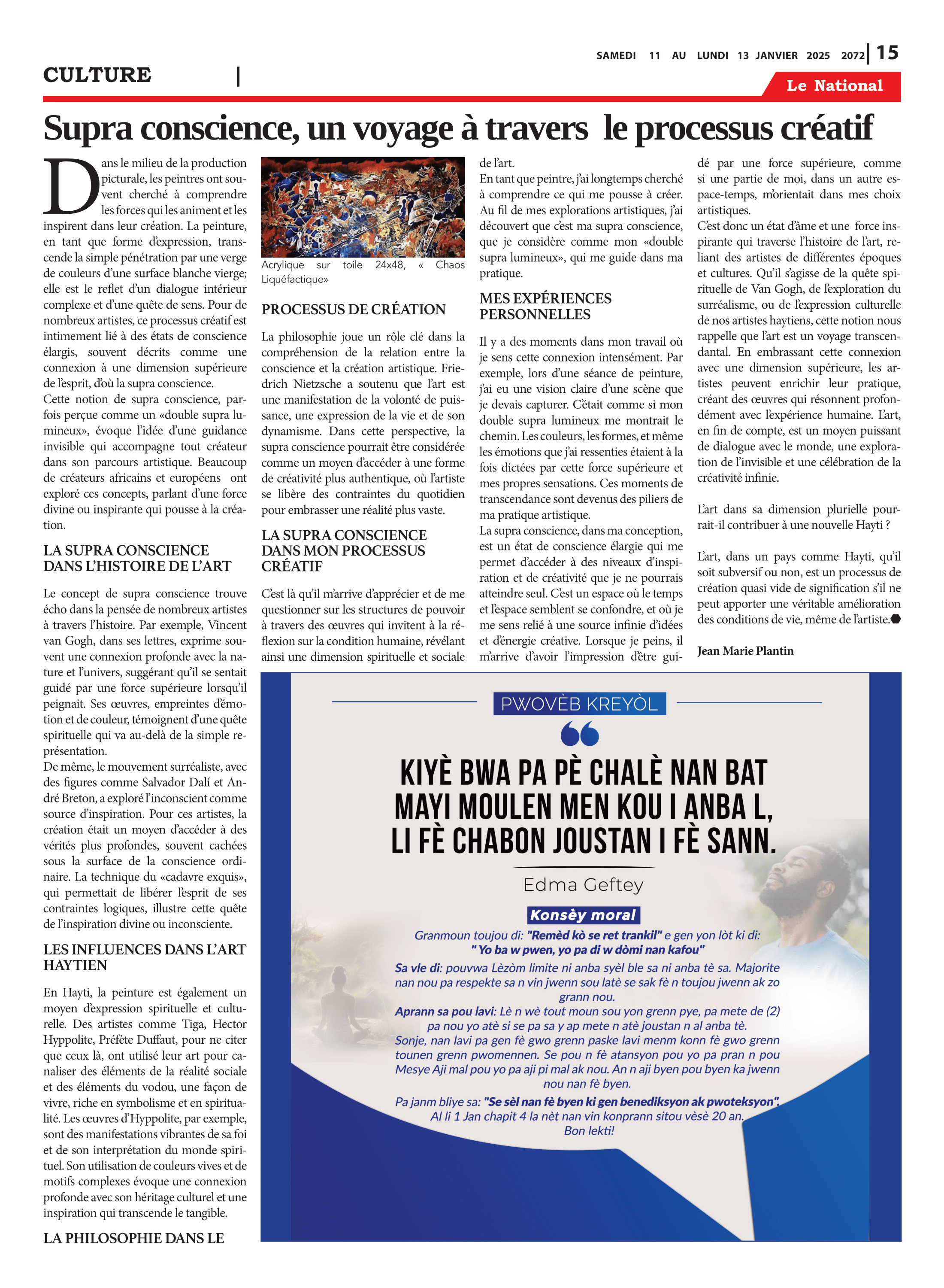 Page 15 de l'édition 2072
