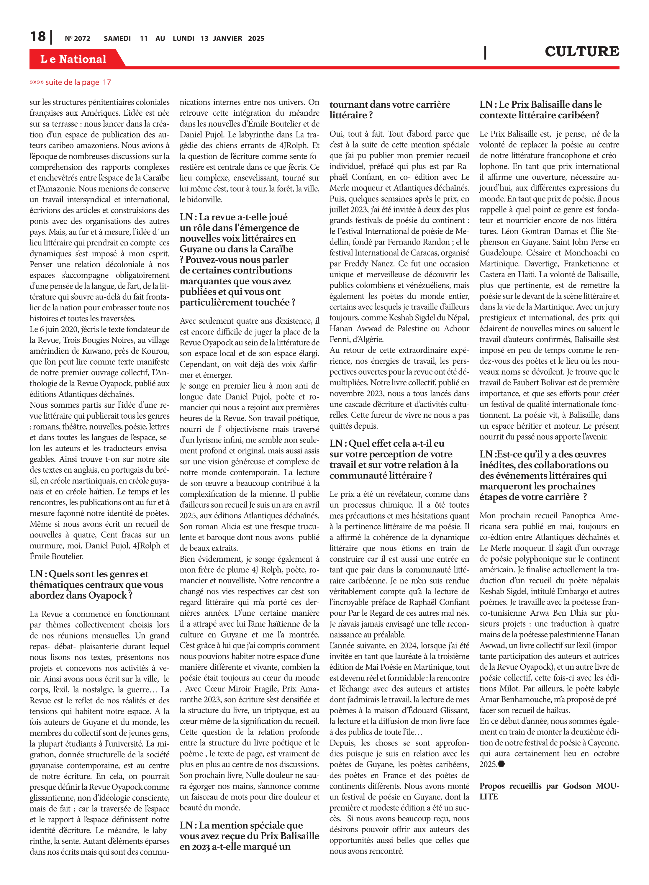 Page 18 de l'édition 2072