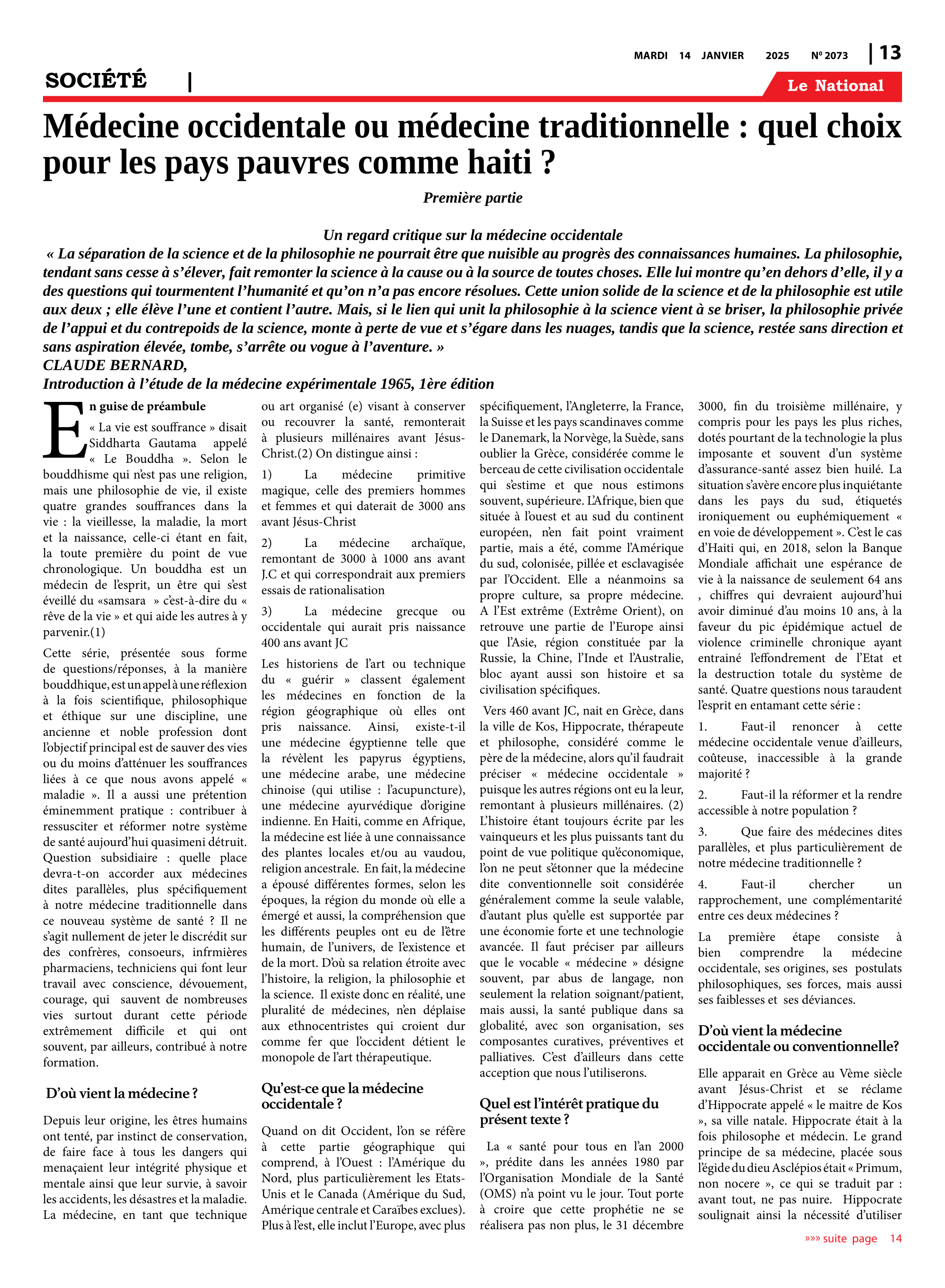 Page 13 de l'édition 2073