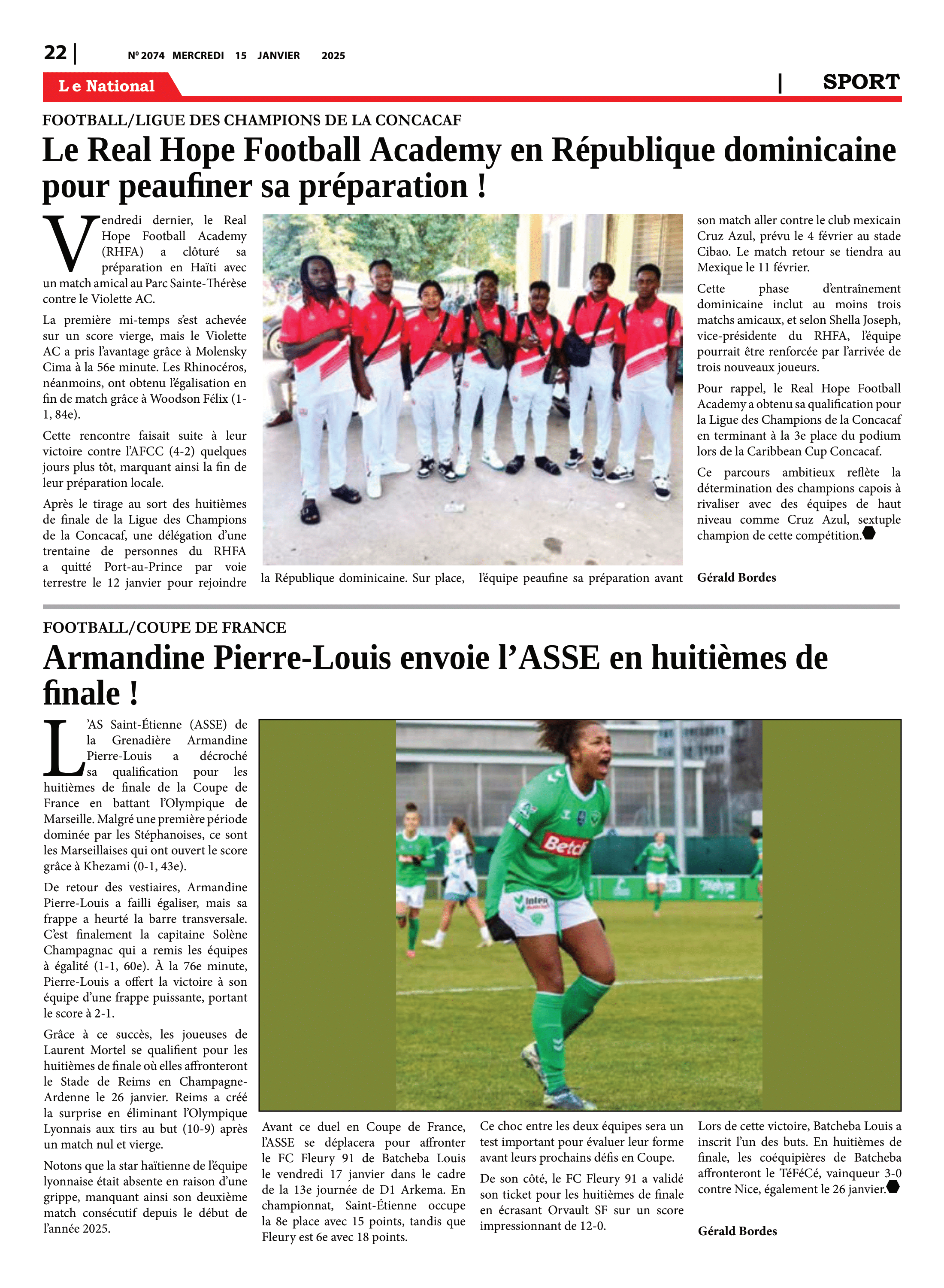 Page 22 de l'édition 2074